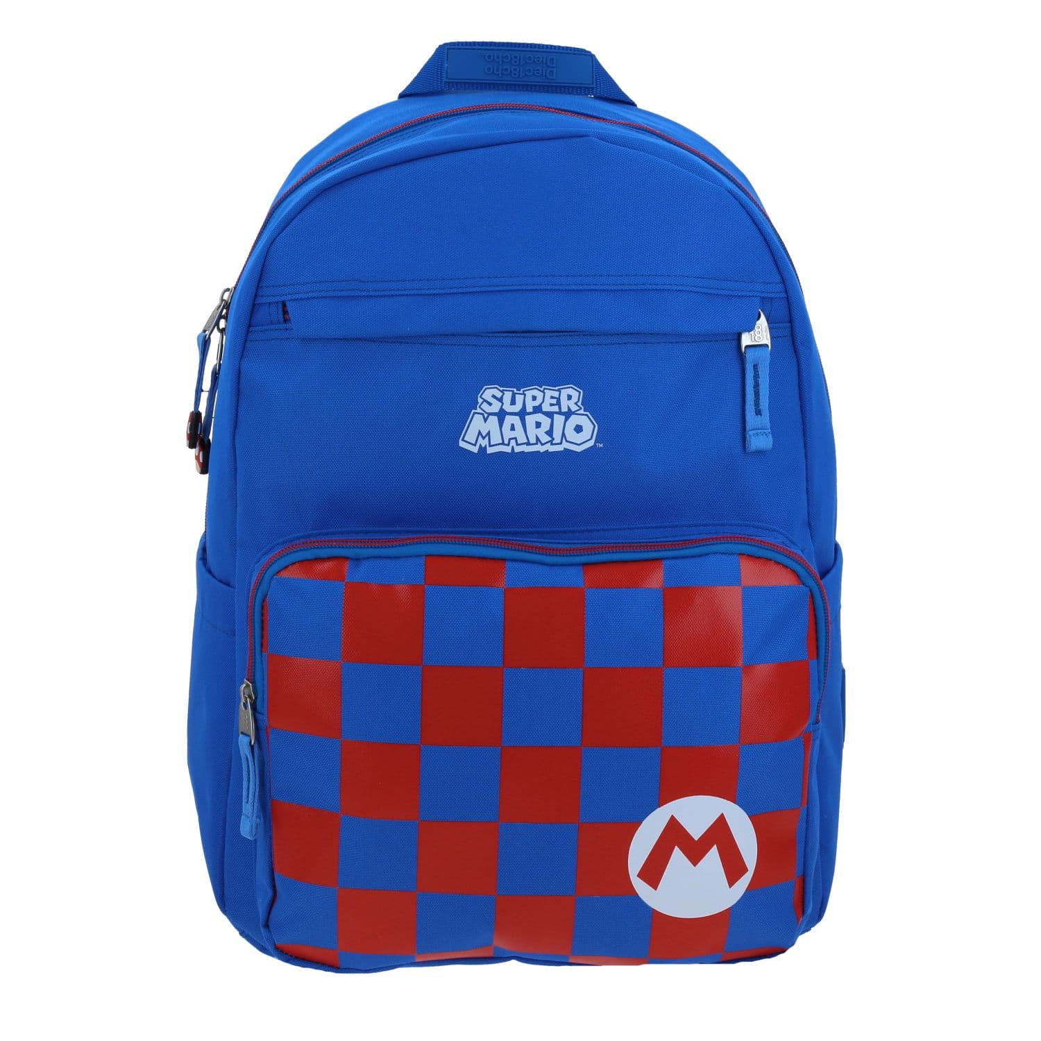 Mochila escolar para niño Mario Bros by Chenson azul con gran durabilidad