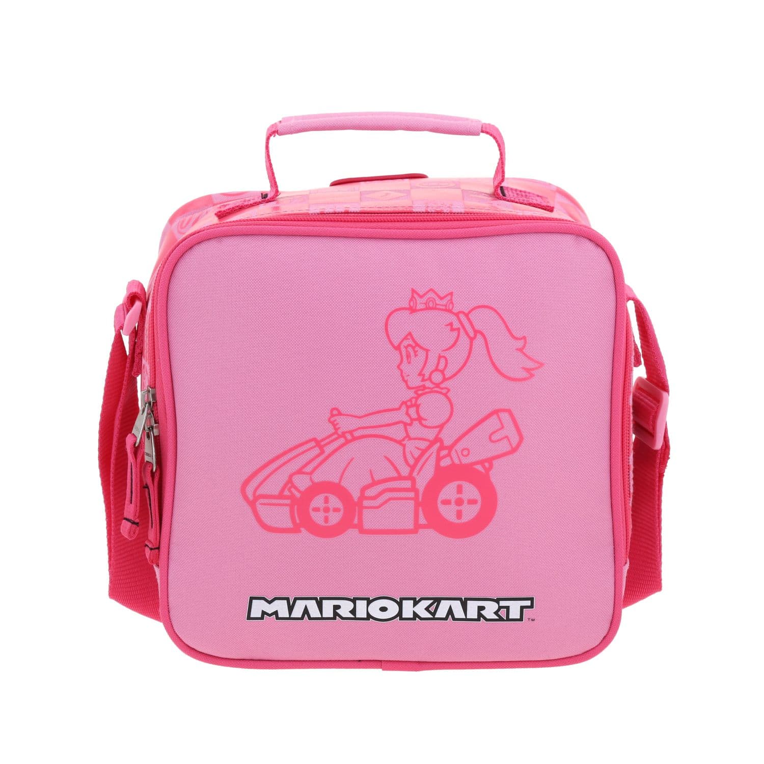 Lonchera Escolar Térmica Mario Bros by Chenson Rosa Divertida para Niña