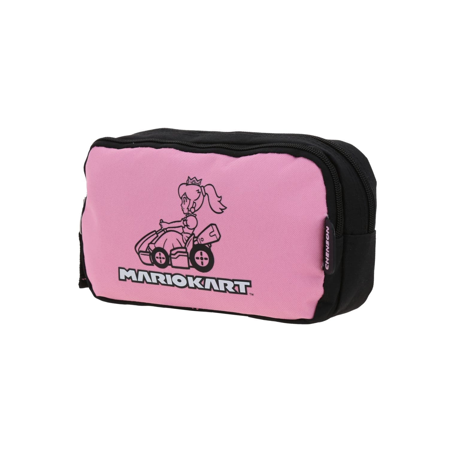 Lapicera escolar para niña Mario Bros by Chenson color negro con doble compartimento 2
