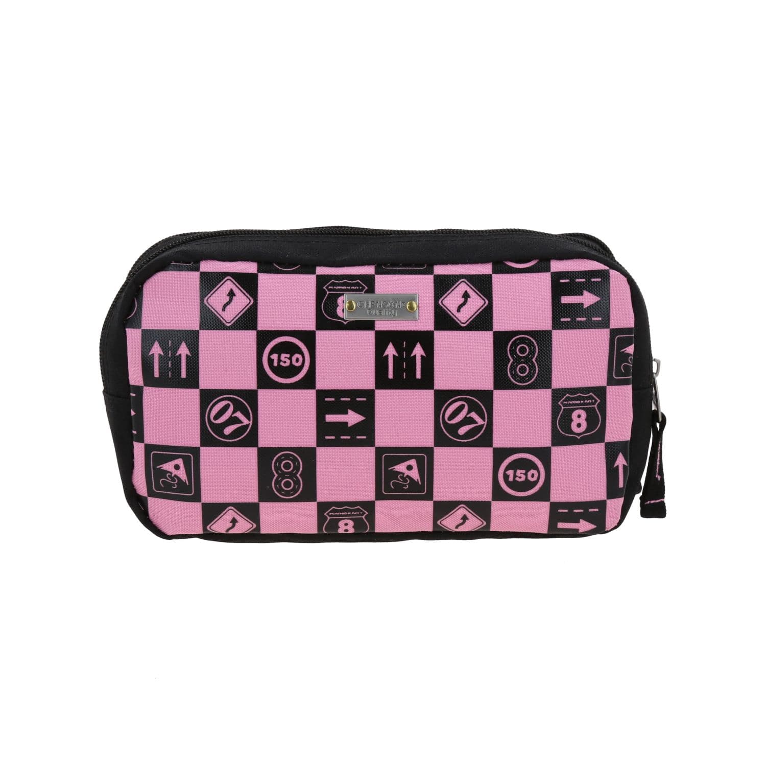 Lapicera escolar para niña Mario Bros by Chenson color negro con doble compartimento 4