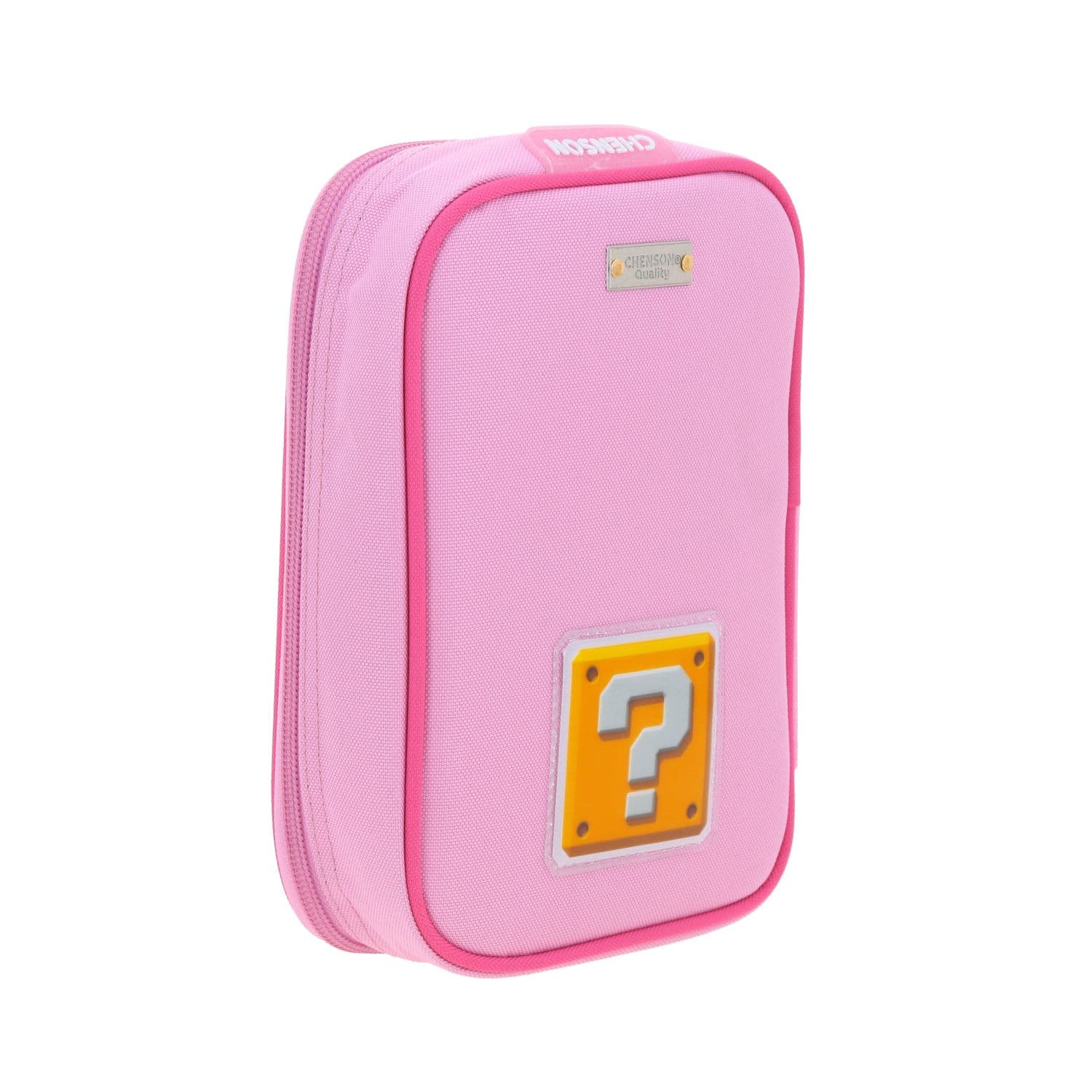 Lapicera escolar para niña Mario Bros by Chenson color rosa divertida 3