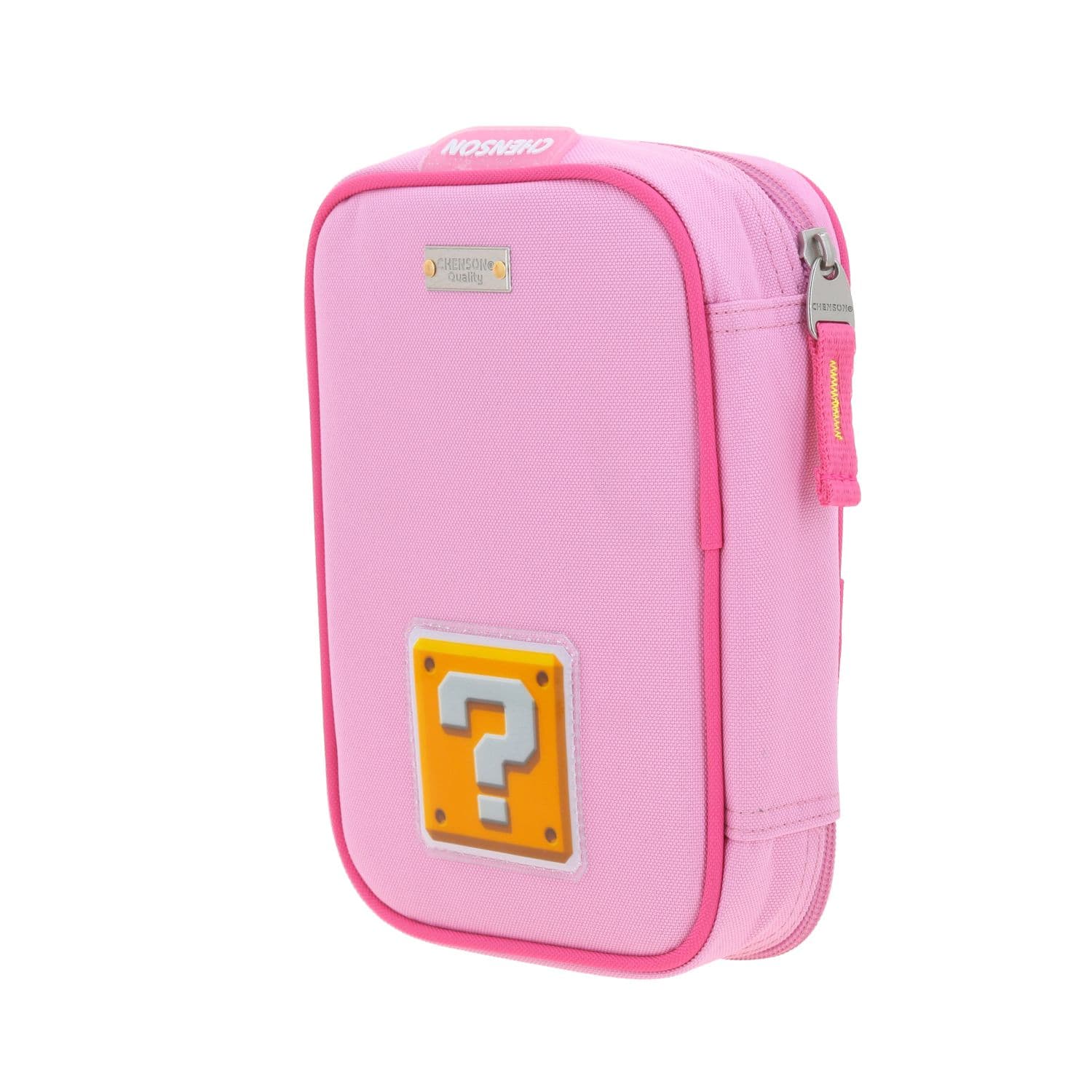 Lapicera escolar para niña Mario Bros by Chenson color rosa divertida 5