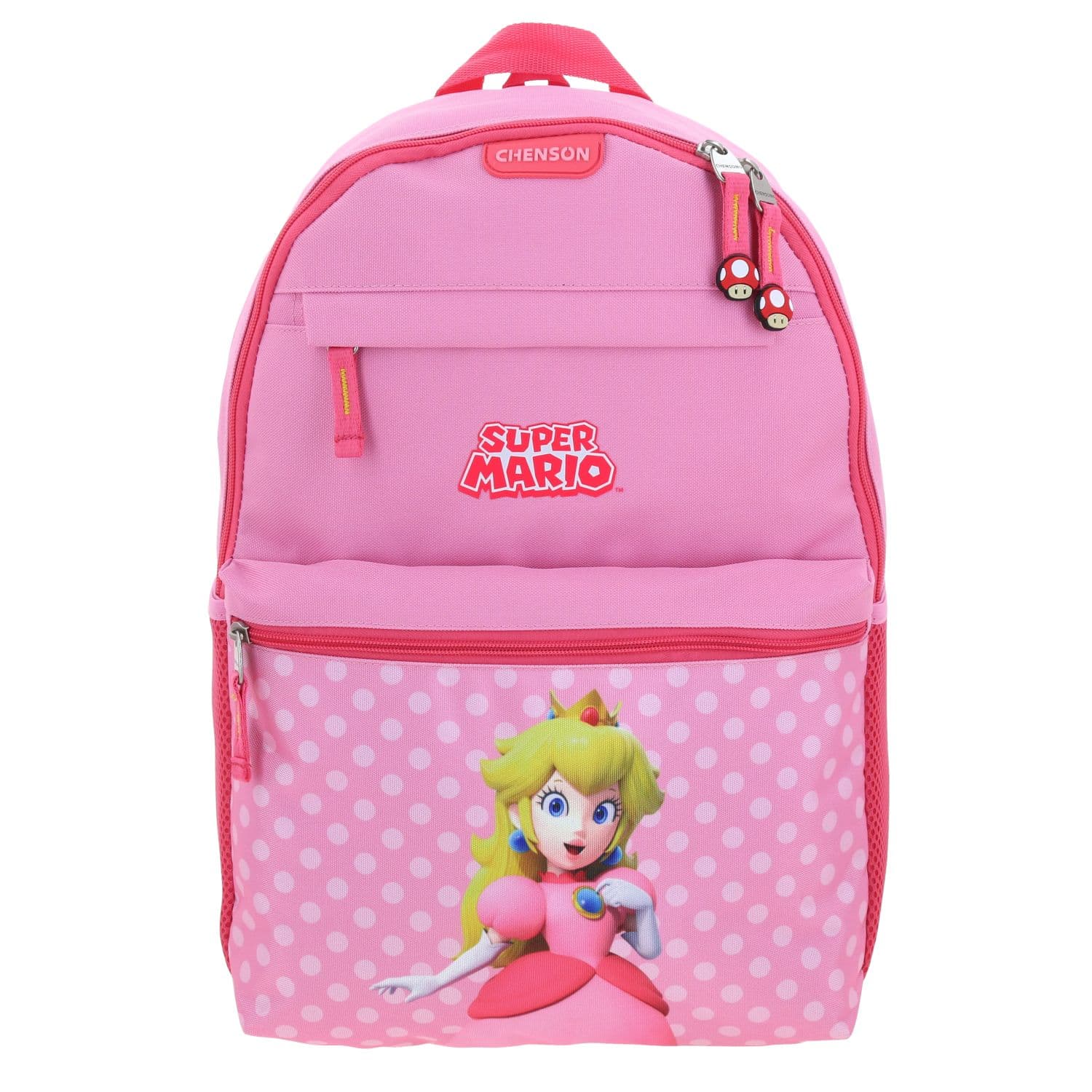 Mochila escolar para niña Mario Bros by Chenson Rosa divertida y segura