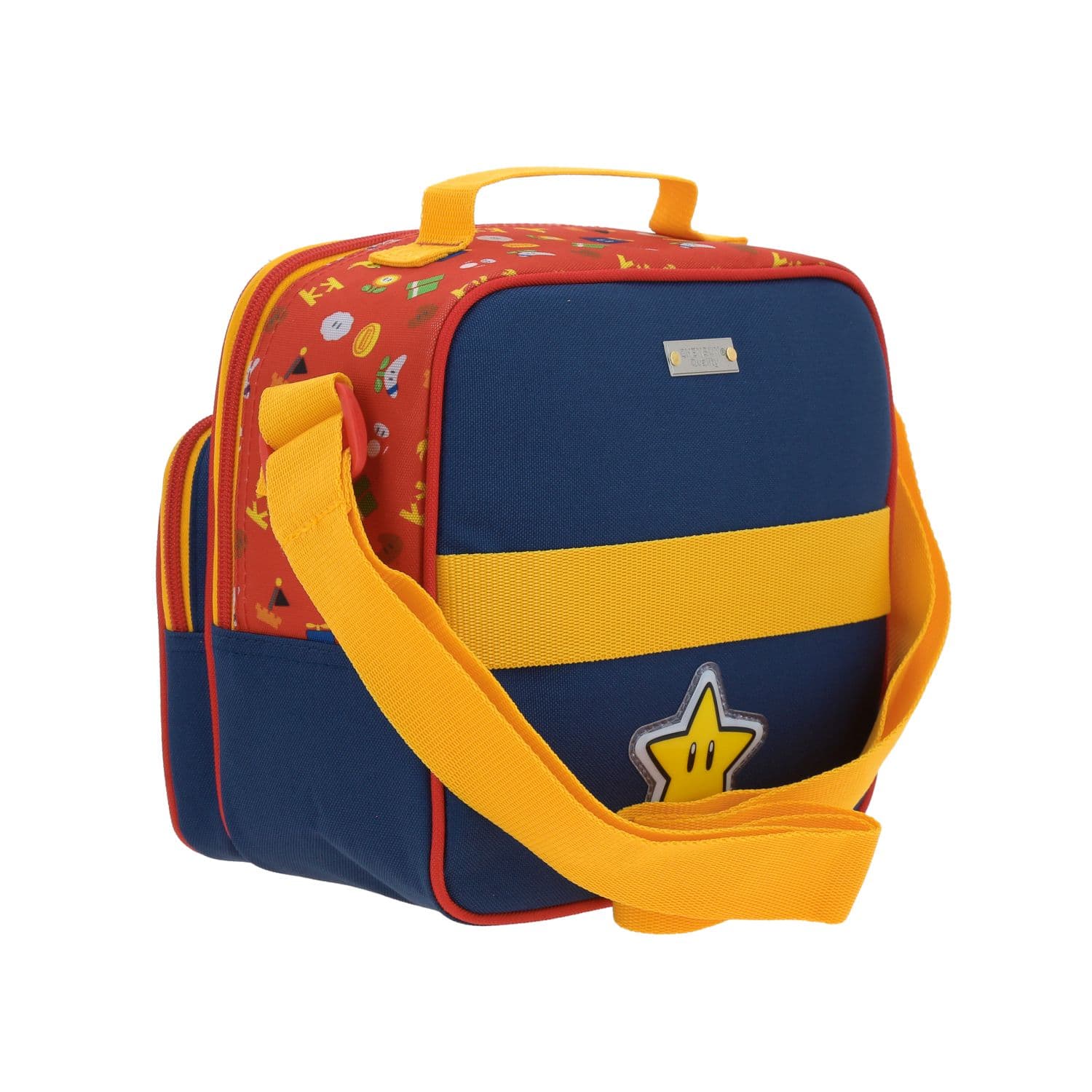 Lonchera Escolar Térmica Mario Bros by Chenson Azul Divertida para Niño 3