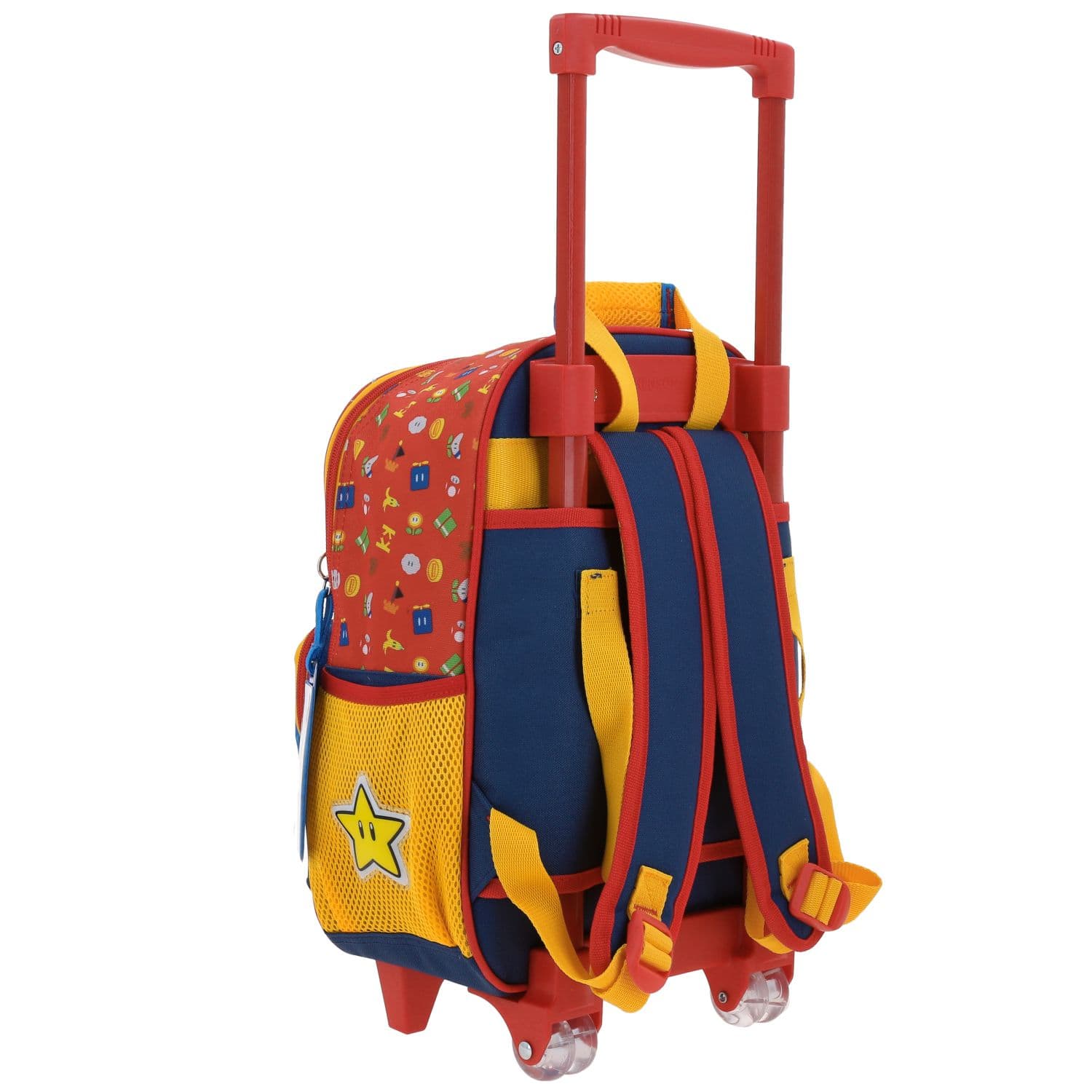 Mochila con Ruedas Mario Bros Azul para Niño - Diversión y Seguridad 3