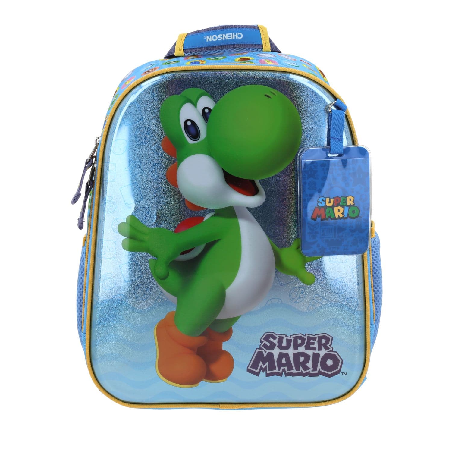 Mochila escolar para niño Mario Bros by Chenson azul, amplia y divertida