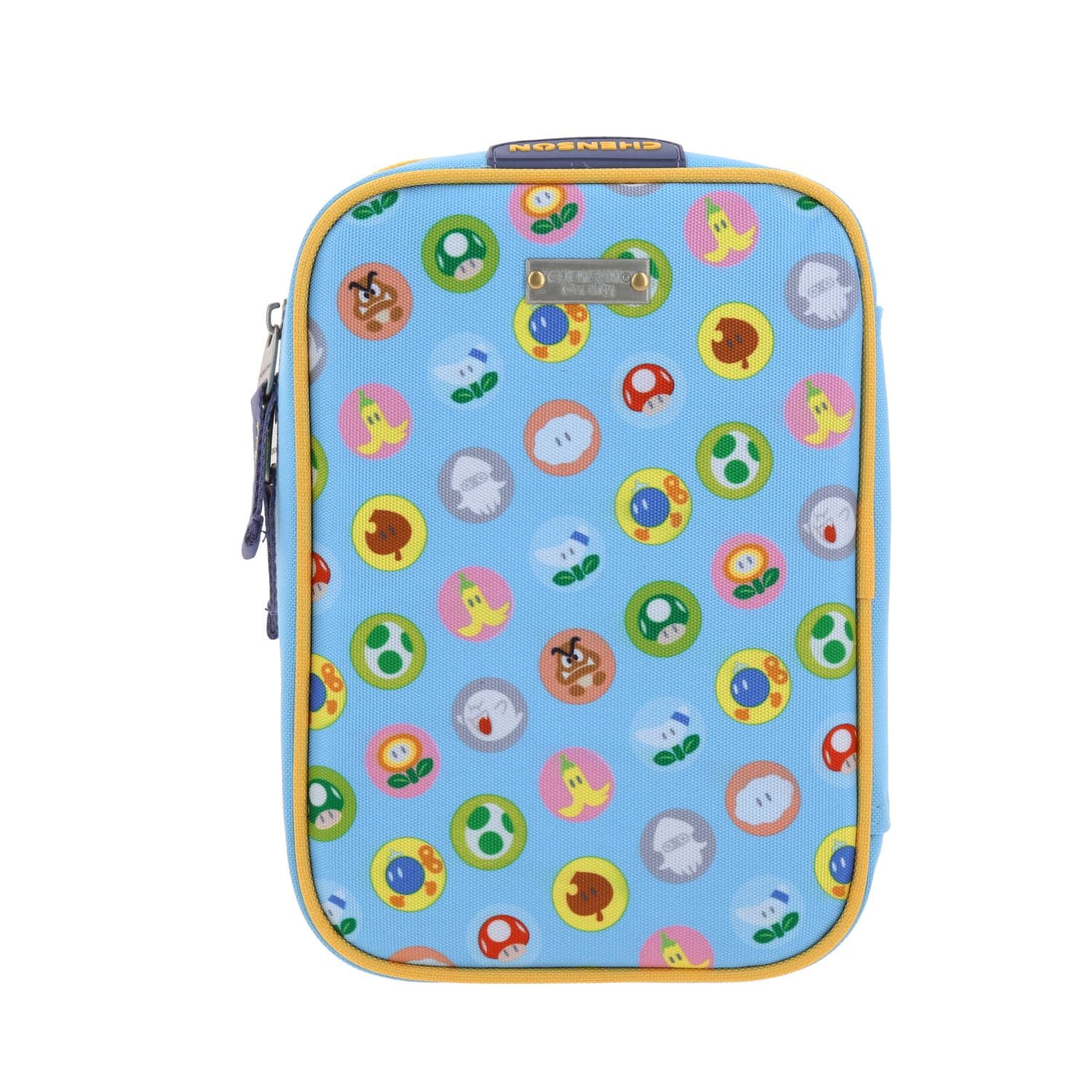 Lapicera escolar para niño Mario Bros by Chenson azul con divertido diseño 4