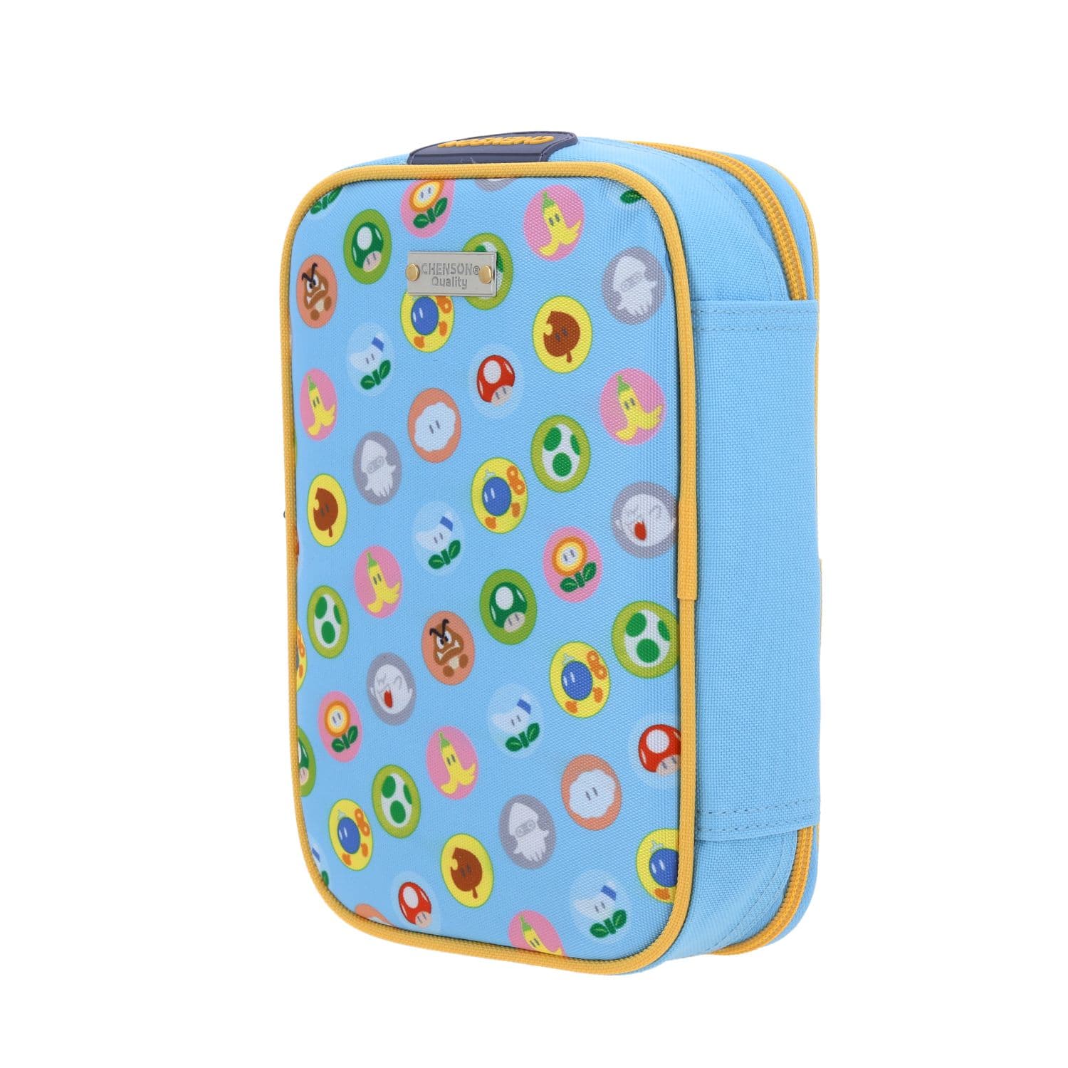 Lapicera escolar para niño Mario Bros by Chenson azul con divertido diseño 5