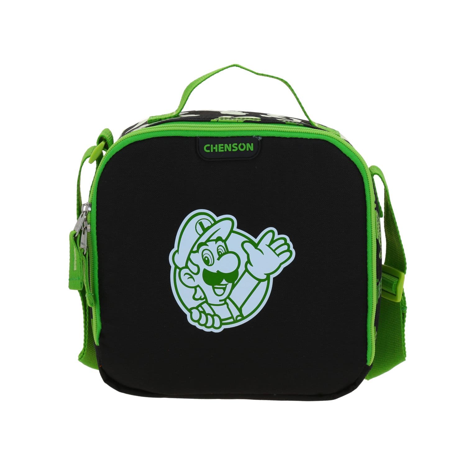 Lonchera escolar Mario Bros by Chenson verde térmica para niño