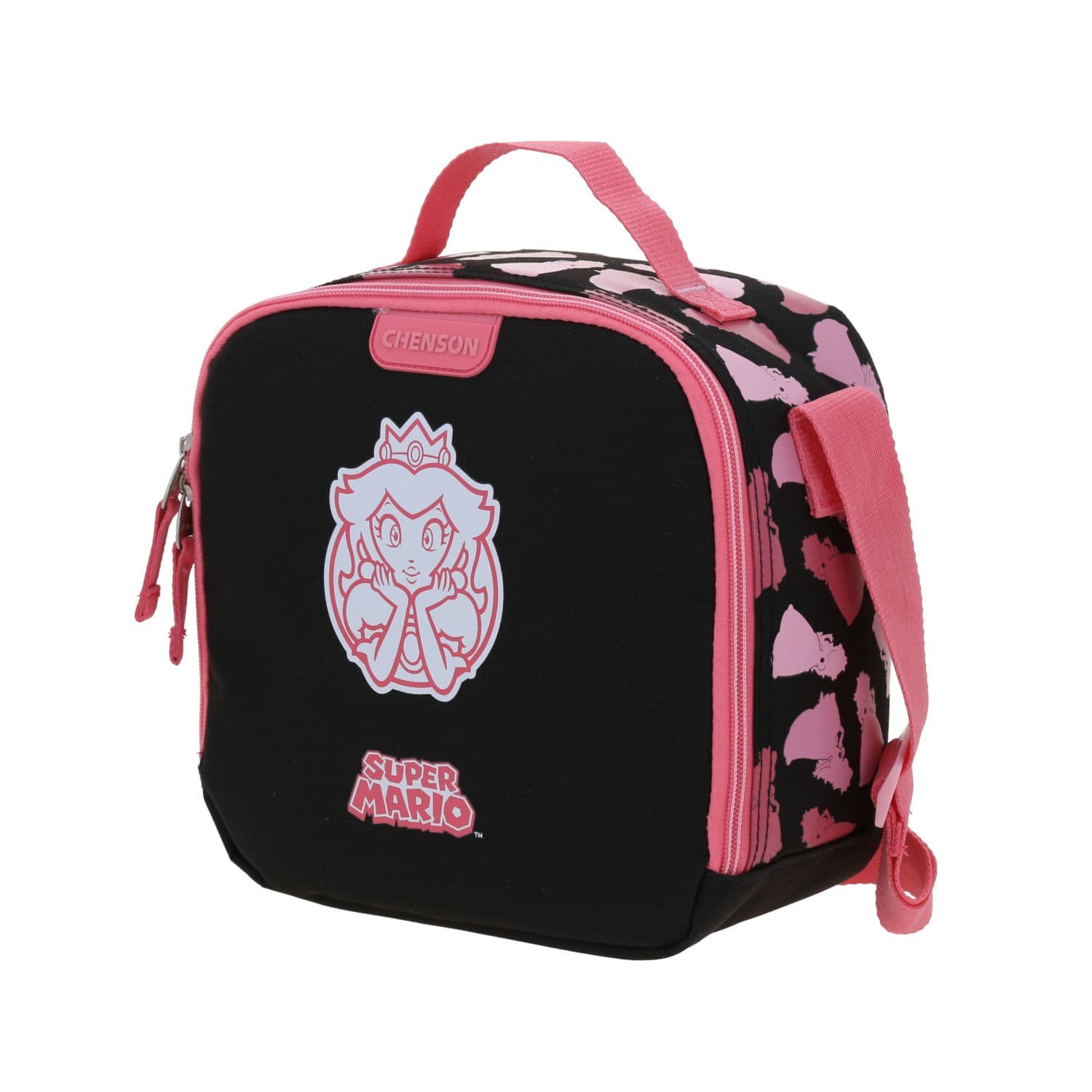 Lonchera escolar térmica Mario Bros by Chenson negra para niña 2