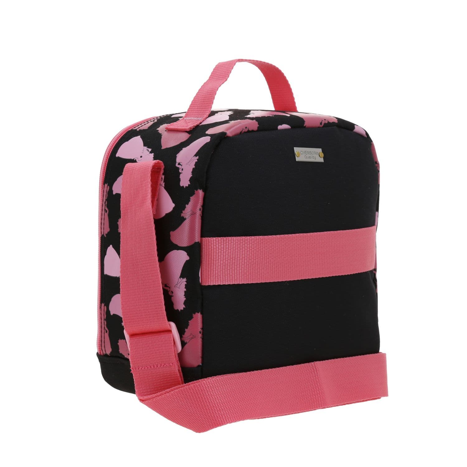 Lonchera escolar térmica Mario Bros by Chenson negra para niña 3