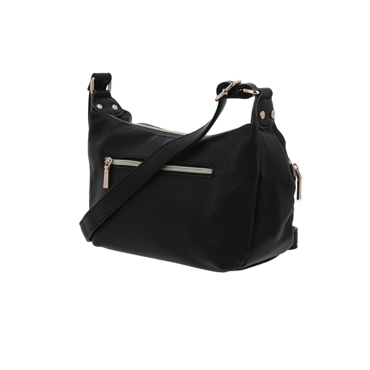 Bolsa de lado para dama Madison by Chenson color negro con estilo moderno 5