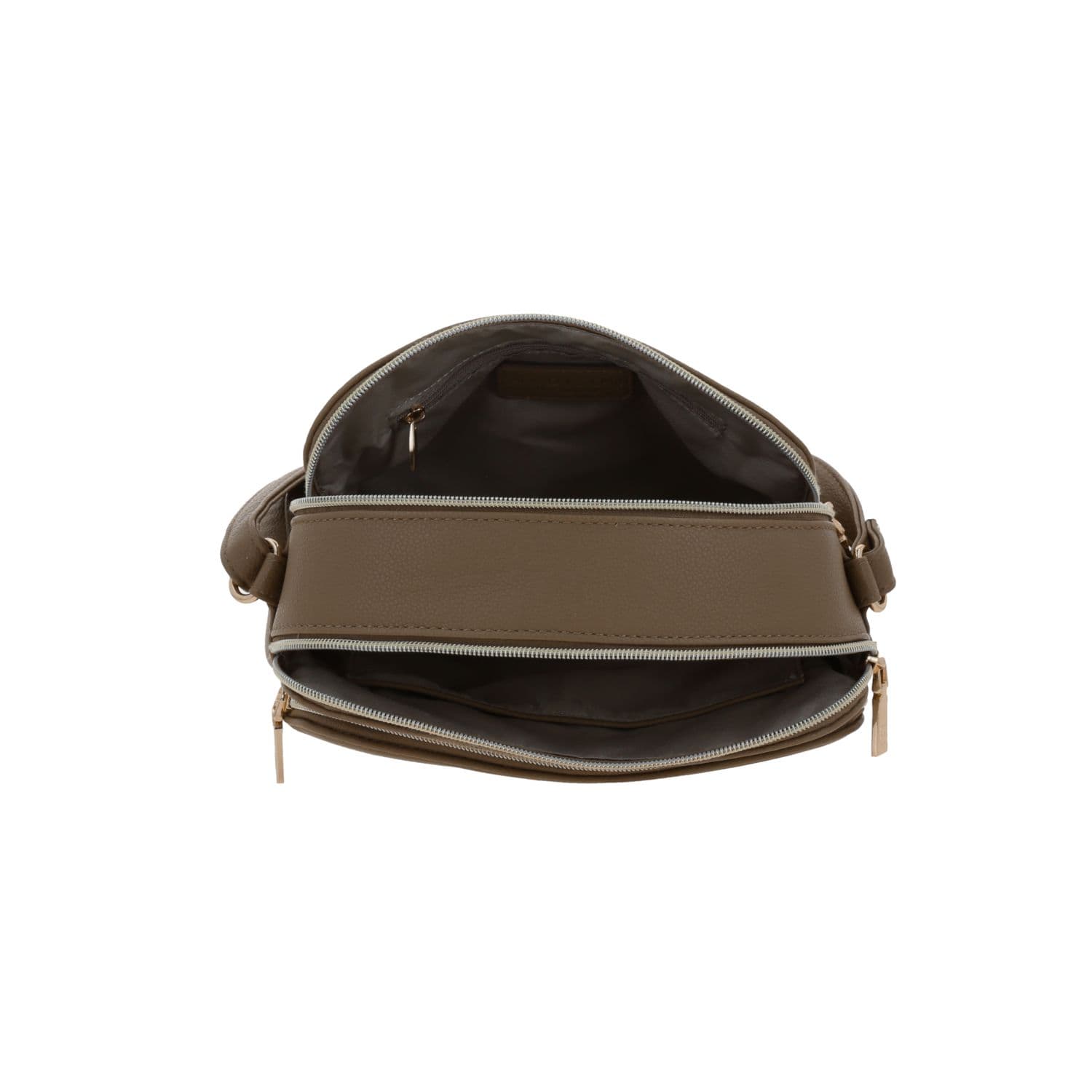 Bolsa de lado para dama Madison by Chenson Camel con doble compartimento - vista 2