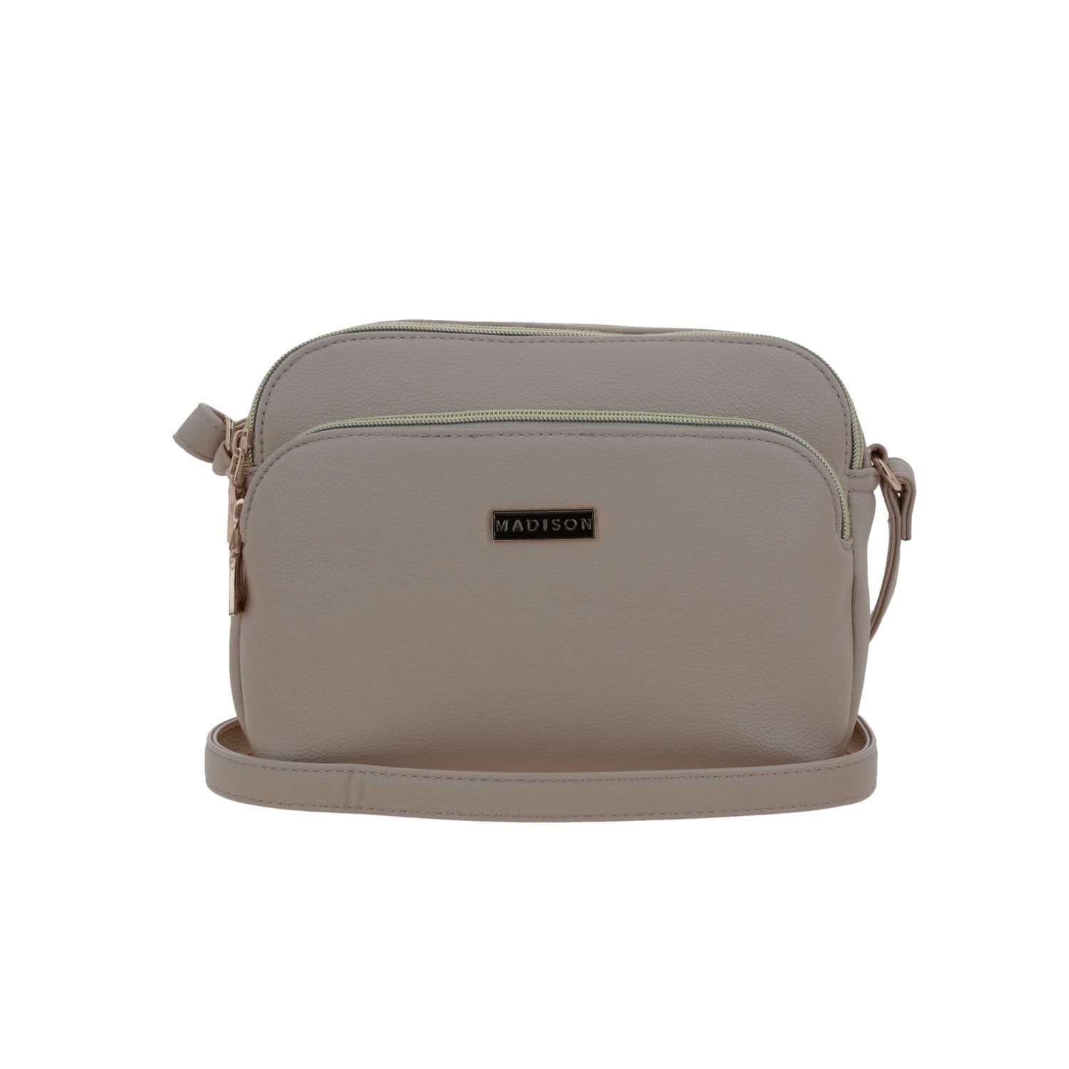 Bolsa de lado para dama Madison by Chenson Beige con doble compartimento