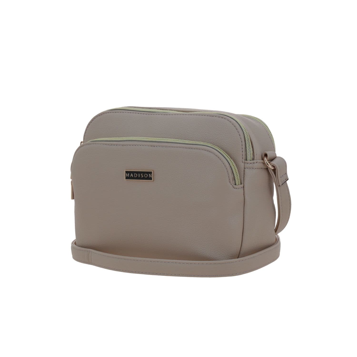 Bolsa de lado para dama Madison by Chenson Beige con doble compartimento 2