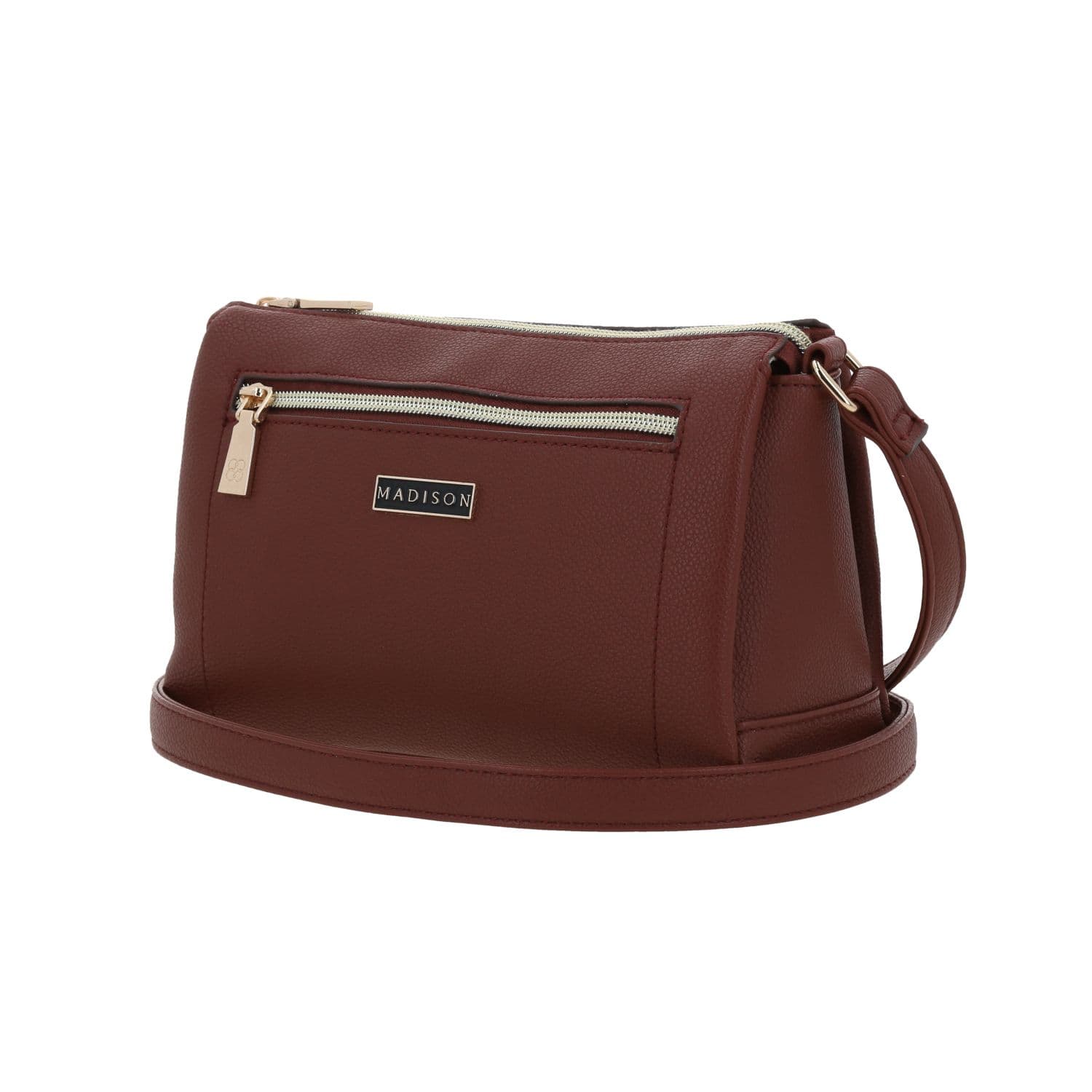 Bolsa de Lado para Dama Madison by Chenson Magenta con Triple Compartimento 2