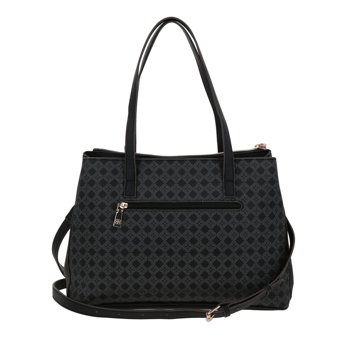 Bolsa de Mano para Dama Madison by Chenson Negro con Asa Ajustable 4