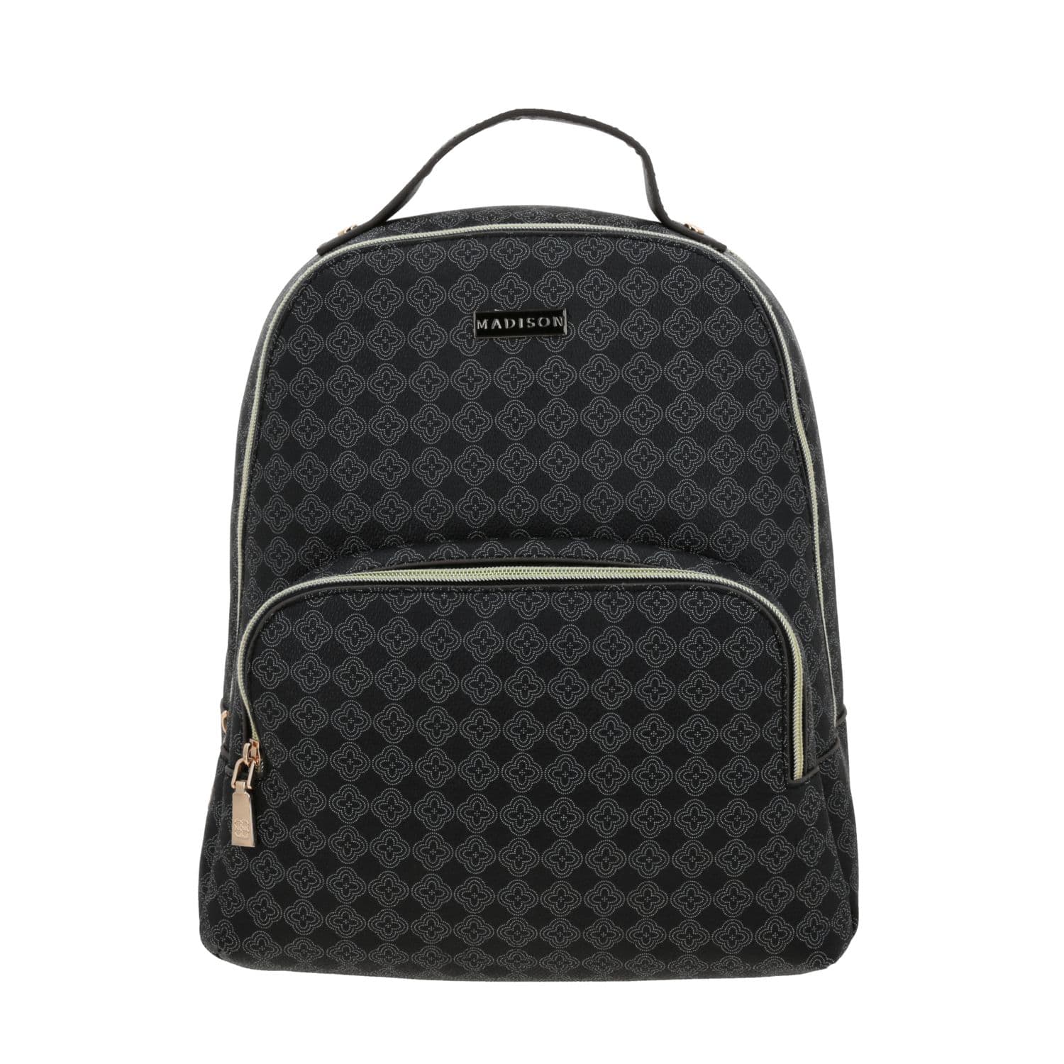 Mochila para dama Madison by Chenson color negro con doble compartimento