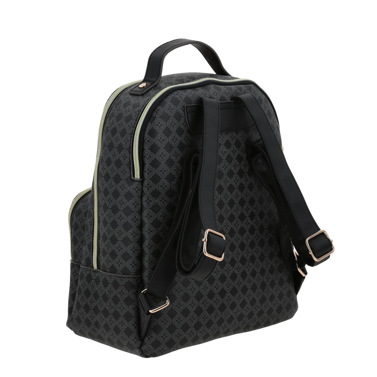 Mochila para dama Madison by Chenson color negro con doble compartimento 3
