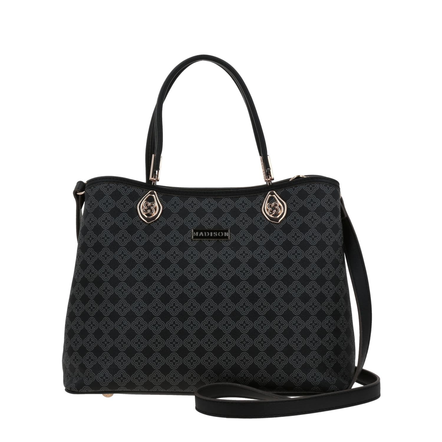 Bolsa de mano para dama Madison by Chenson color negro elegante y funcional