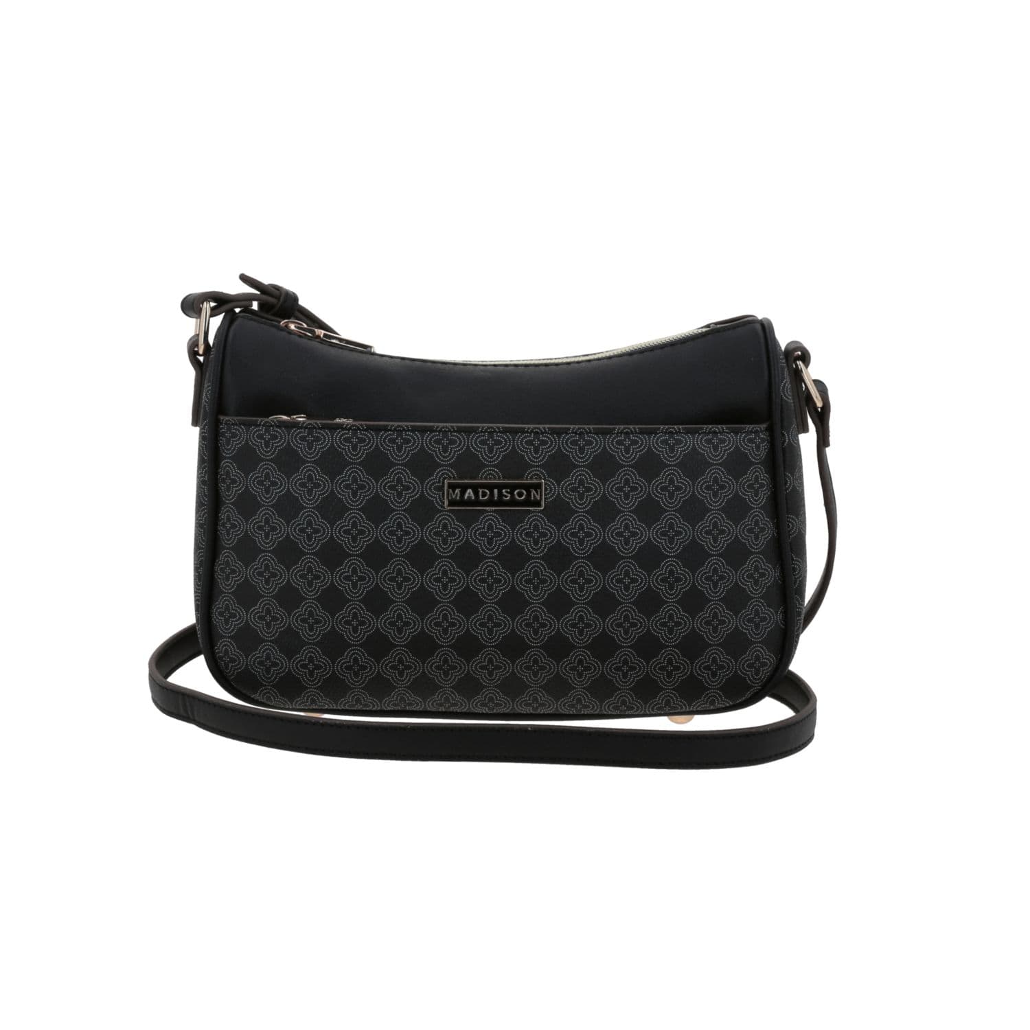 Bolsa de Lado para Dama Madison by Chenson Negra con Estilo Moderno