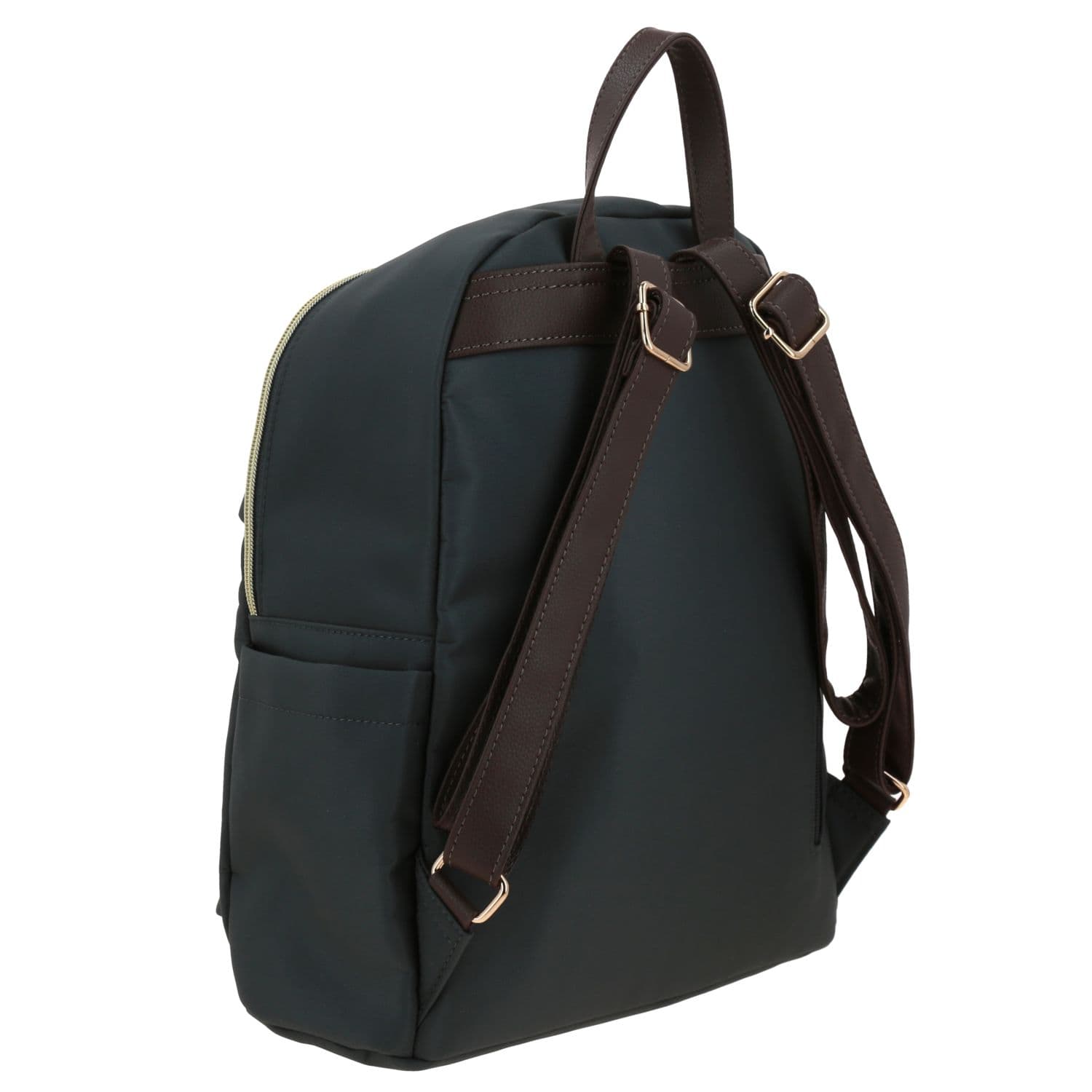 Mochila casual para dama Madison by Chenson gris con múltiples bolsillos 3