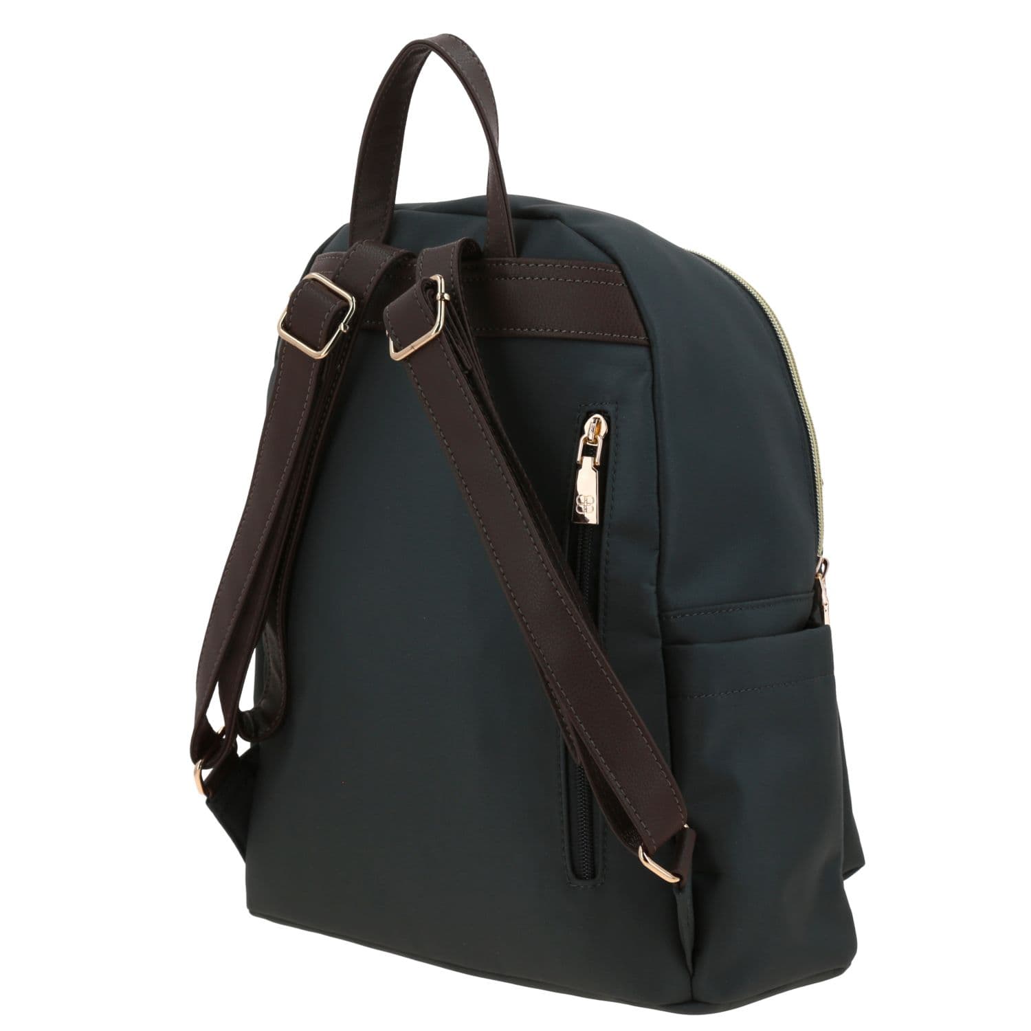 Mochila casual para dama Madison by Chenson gris con múltiples bolsillos 5