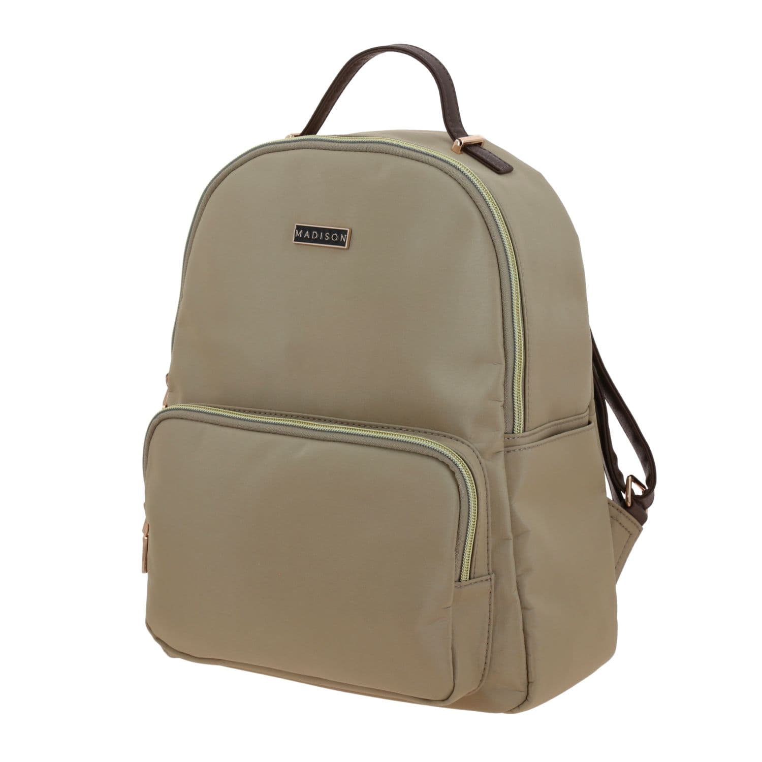 Mochila para dama Madison by Chenson Camel con bolsillos funcionales 2