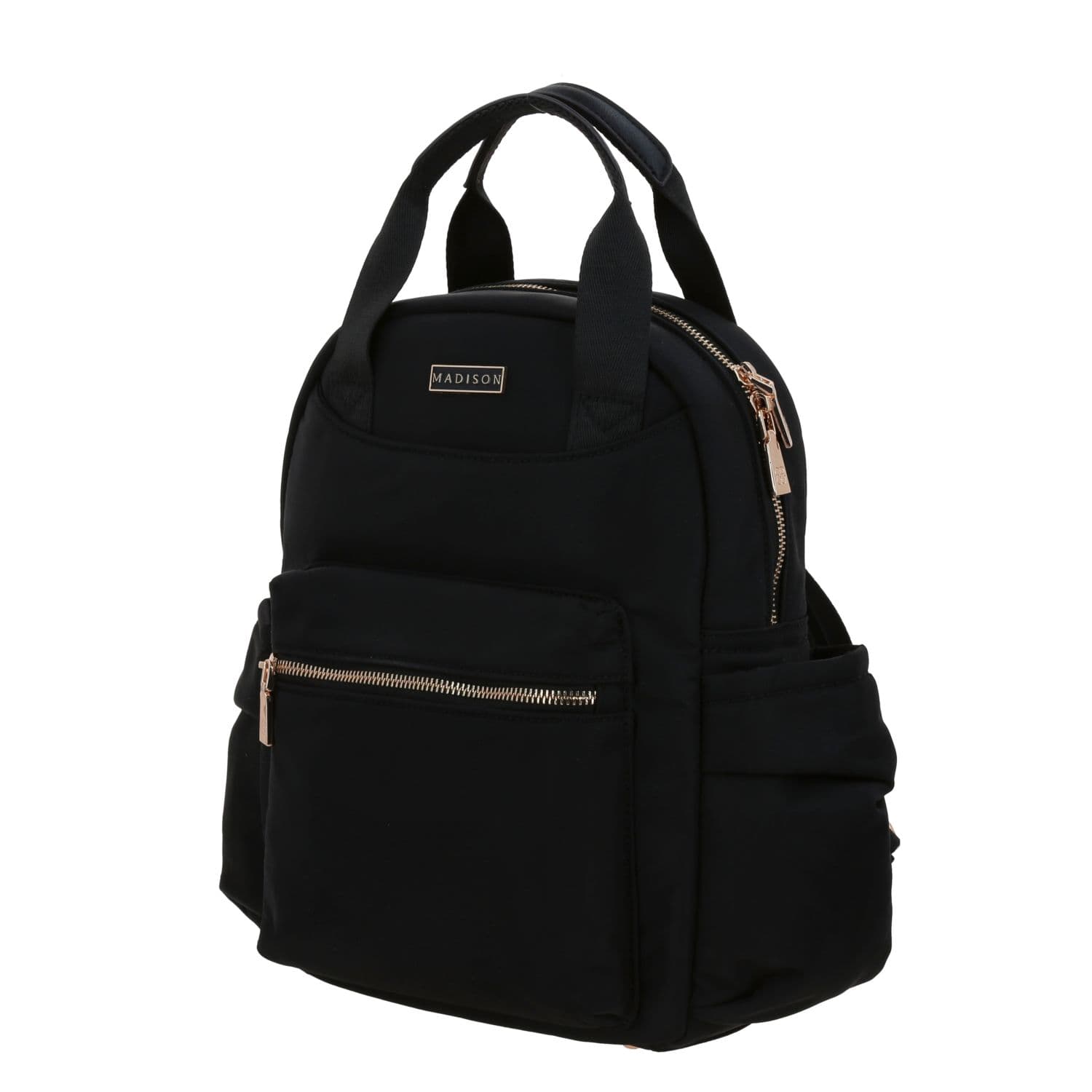 Mochila para dama Madison by Chenson negra con funcionalidad y estilo 2