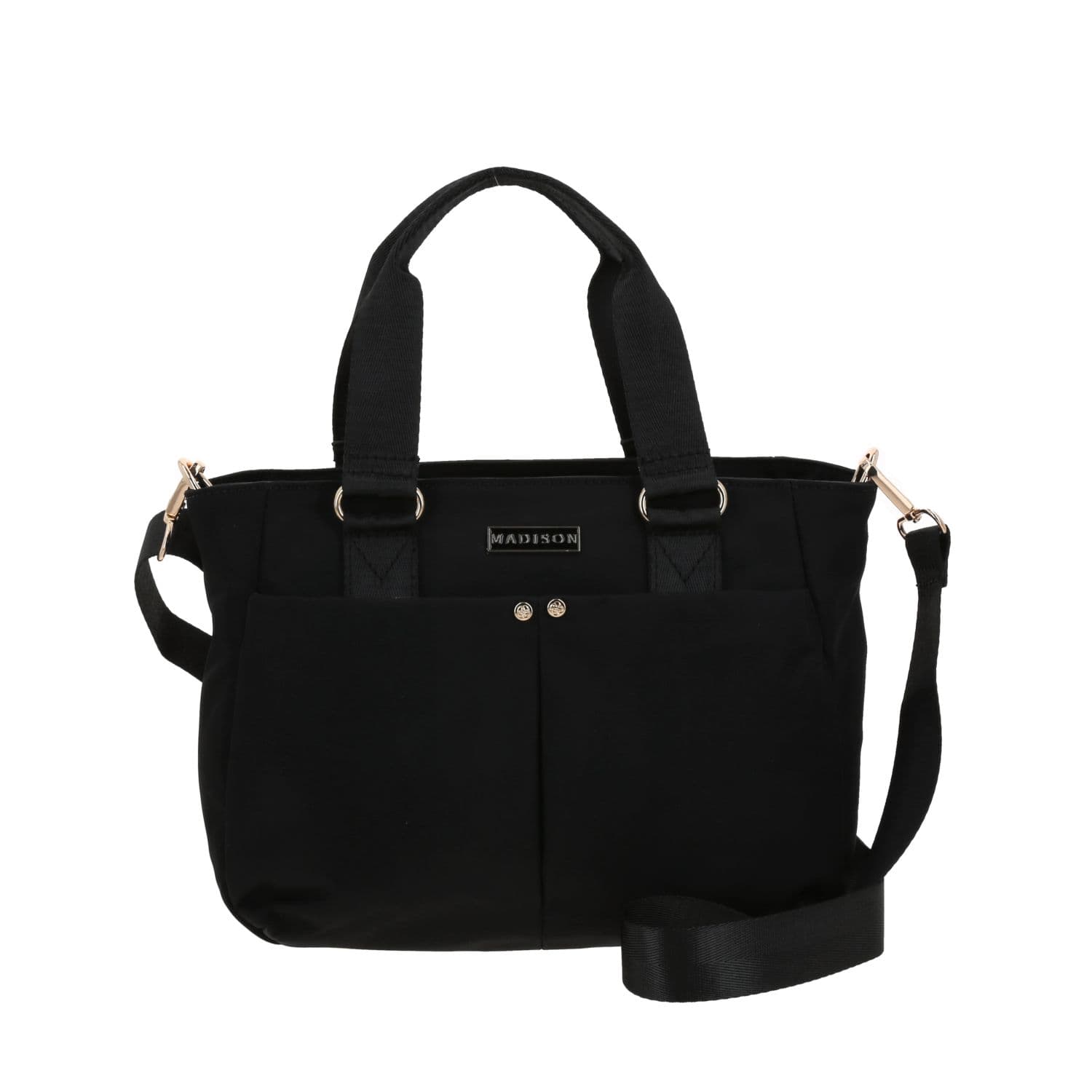 Bolsa de Mano para Dama Madison by Chenson Color Negro con Compartimentos