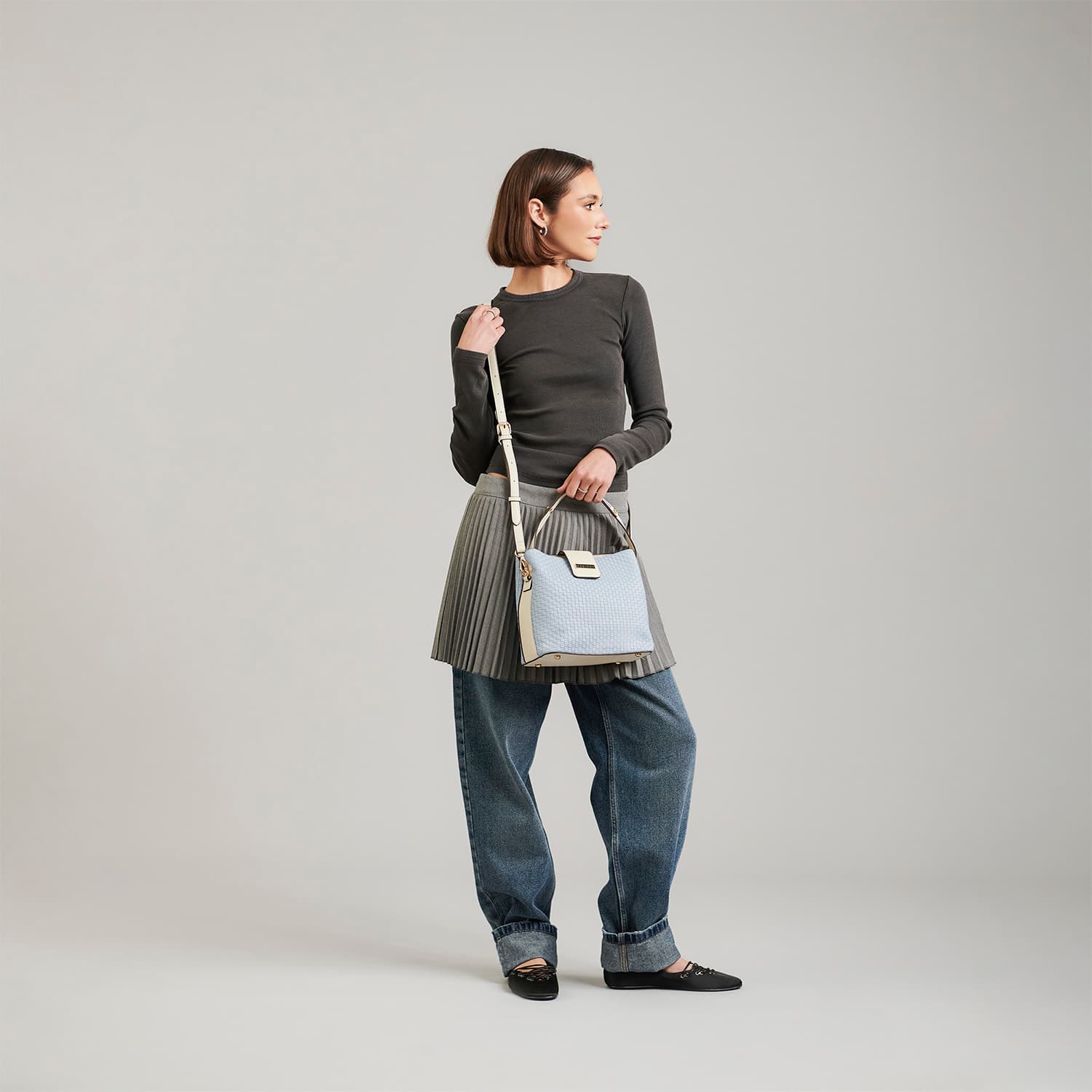 Bolsa de Mano para Dama Madison by Chenson Azul Estilo Casual - vista 2