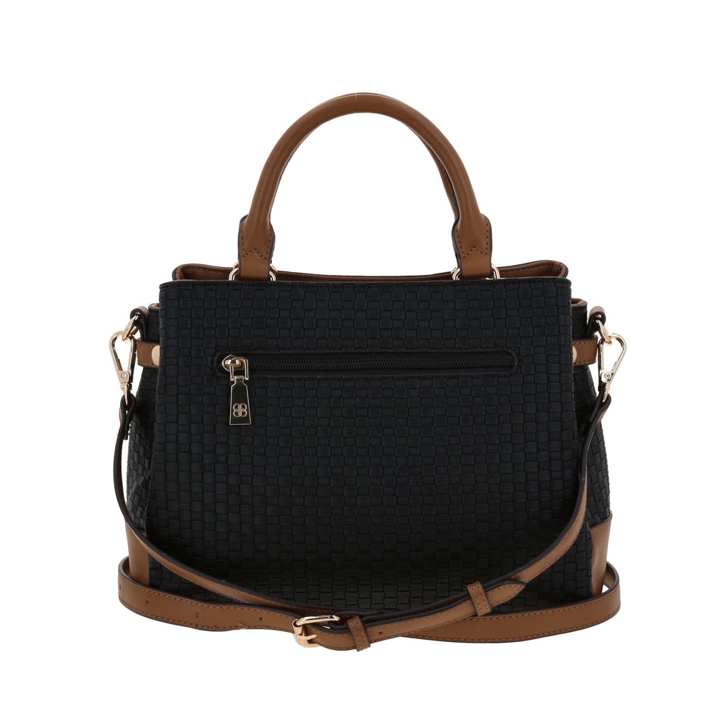 Bolsa de Mano para Dama Madison by Chenson Negra con Triple Compartimento 4