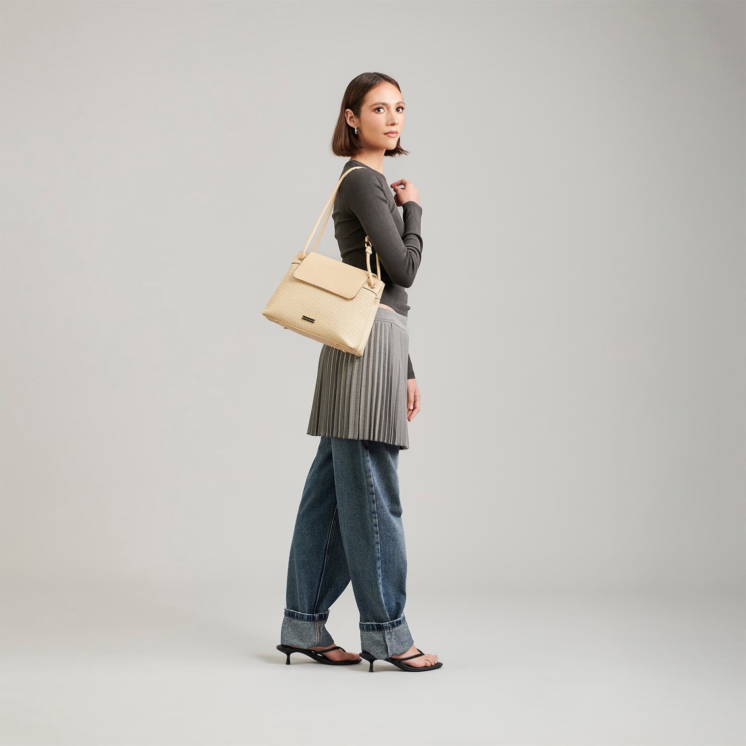 Bolsa de Lado para Dama Madison by Chenson Beige - Estilo y Funcionalidad - vista 2