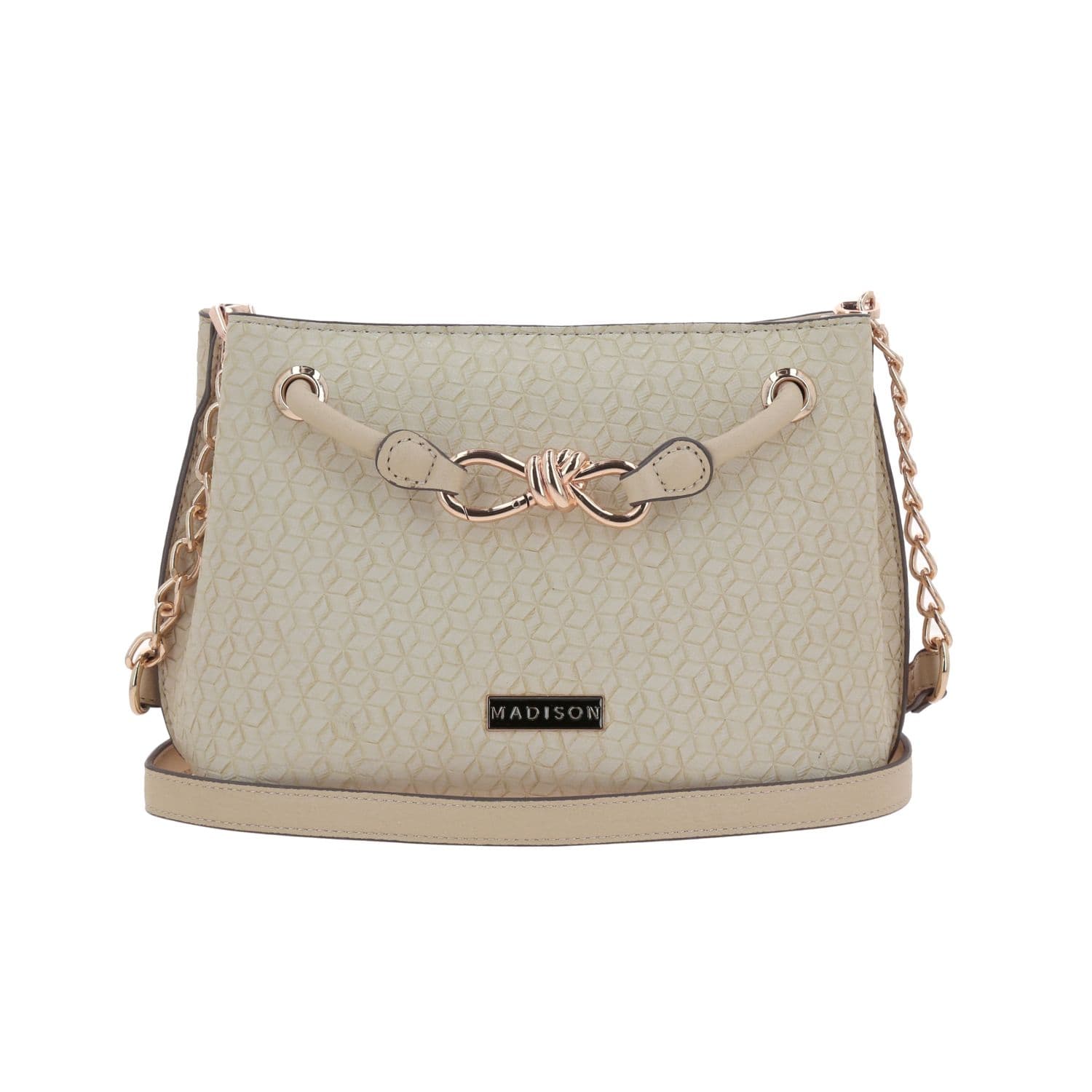 Bolsa de Lado Beige Madison by Chenson - Estilo y Funcionalidad para Dama