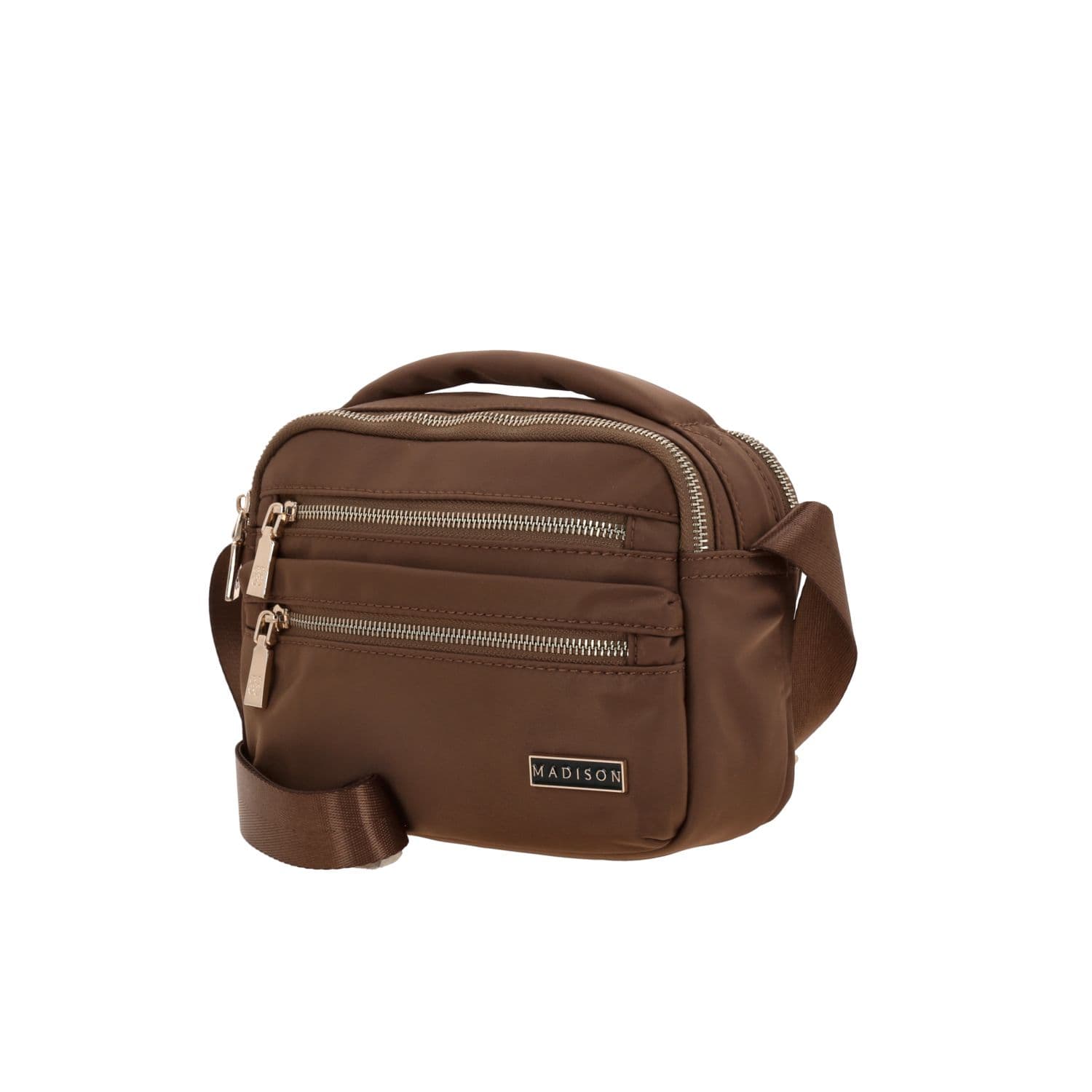 Bolsa de Lado para Dama Madison by Chenson Café con Doble Compartimento 2