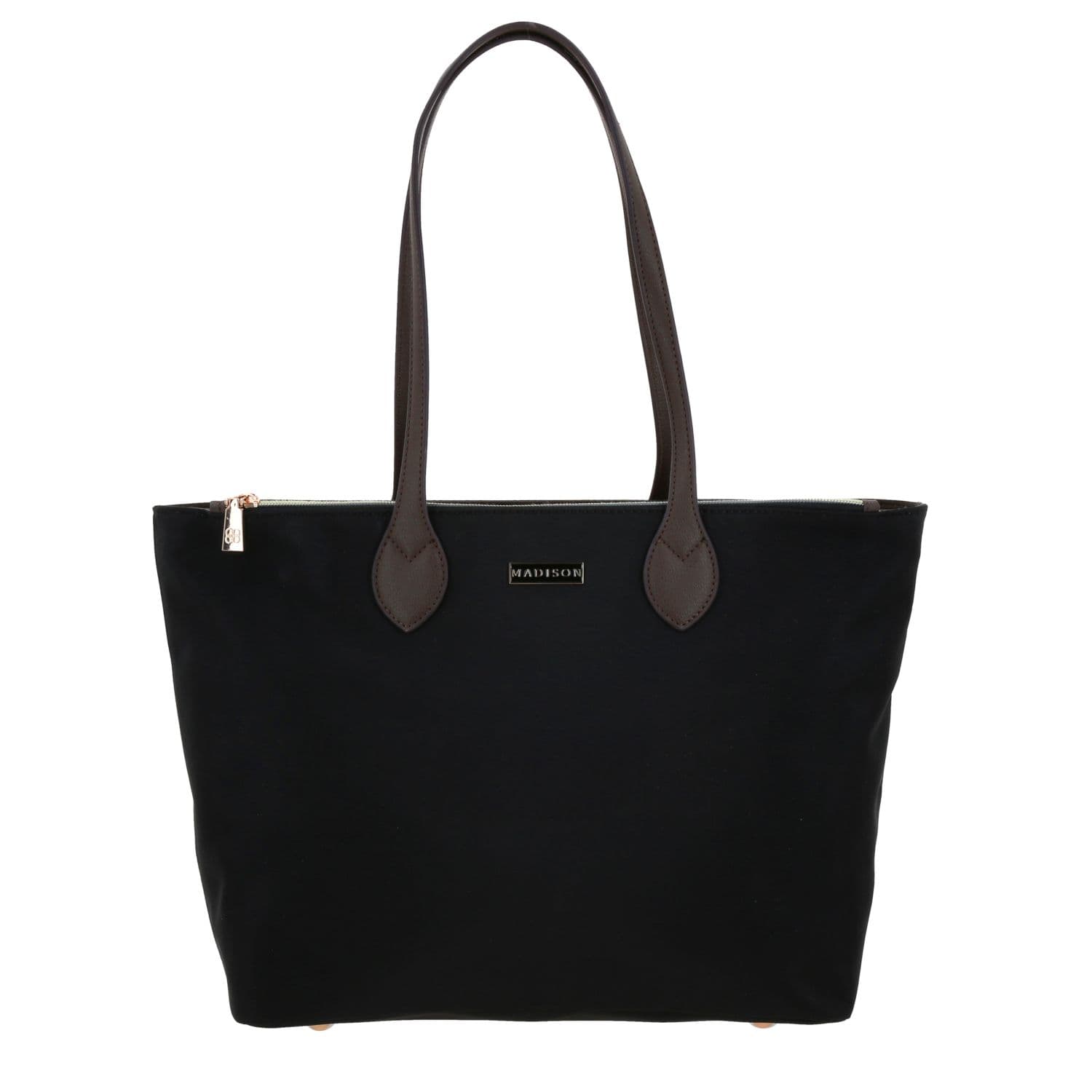 Bolsa grande para dama Madison by Chenson negra con funcionalidad única