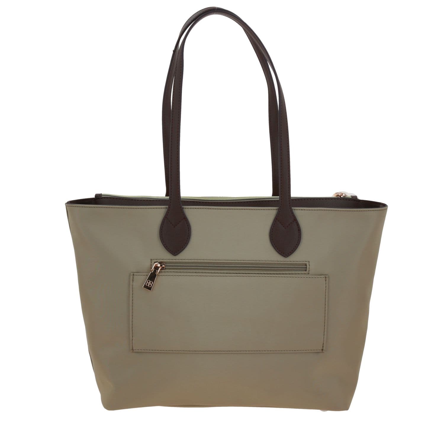 Bolsa grande para dama Madison by Chenson Camel con compartimentos prácticos 4