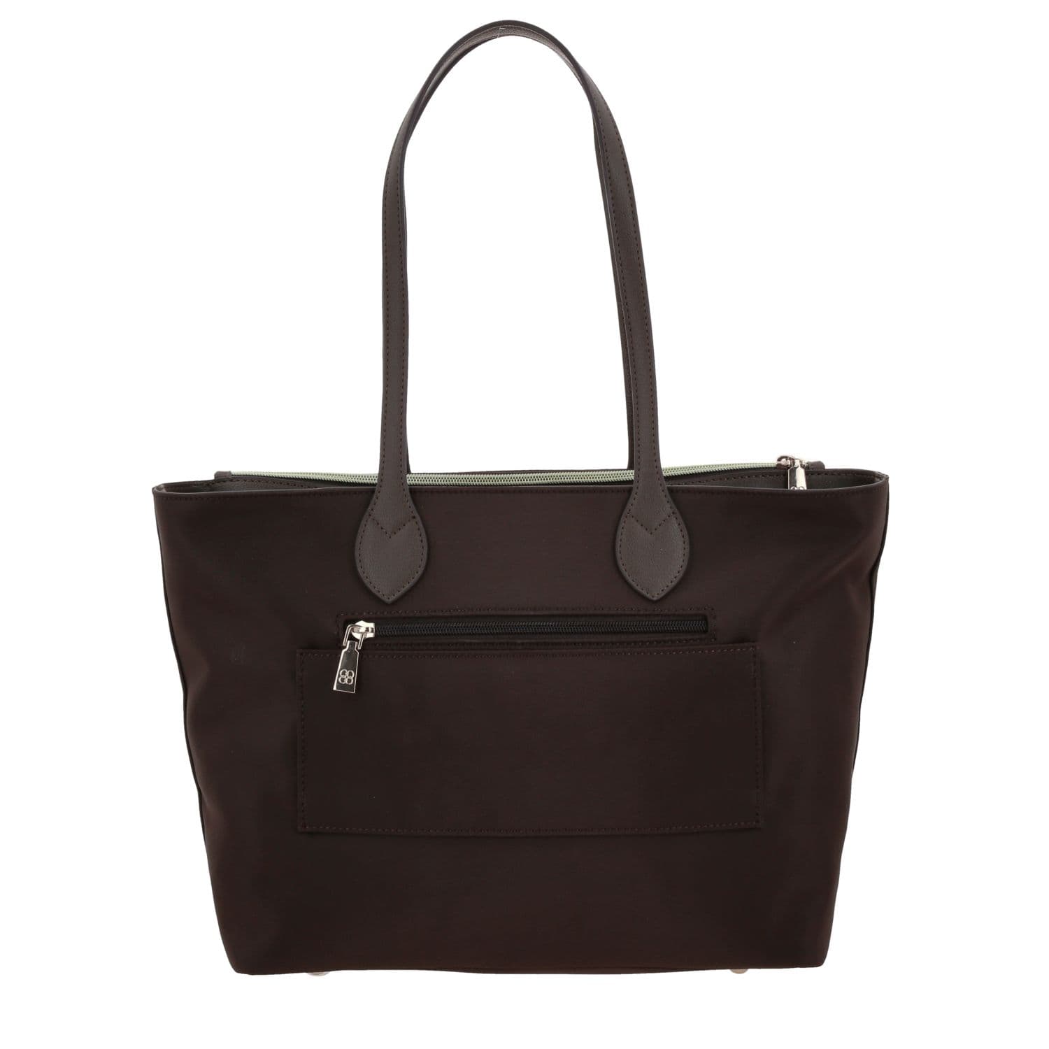 Bolsa grande para dama Madison by Chenson color café satinado - Estilo y funcionalidad 4