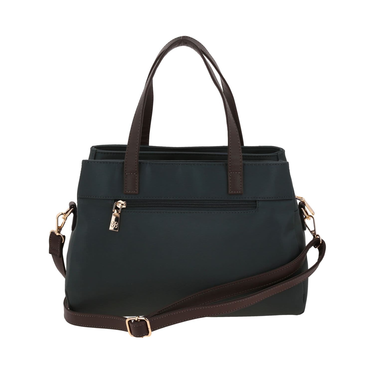 Bolsa de mano para dama Madison by Chenson color gris con triple compartimento 4