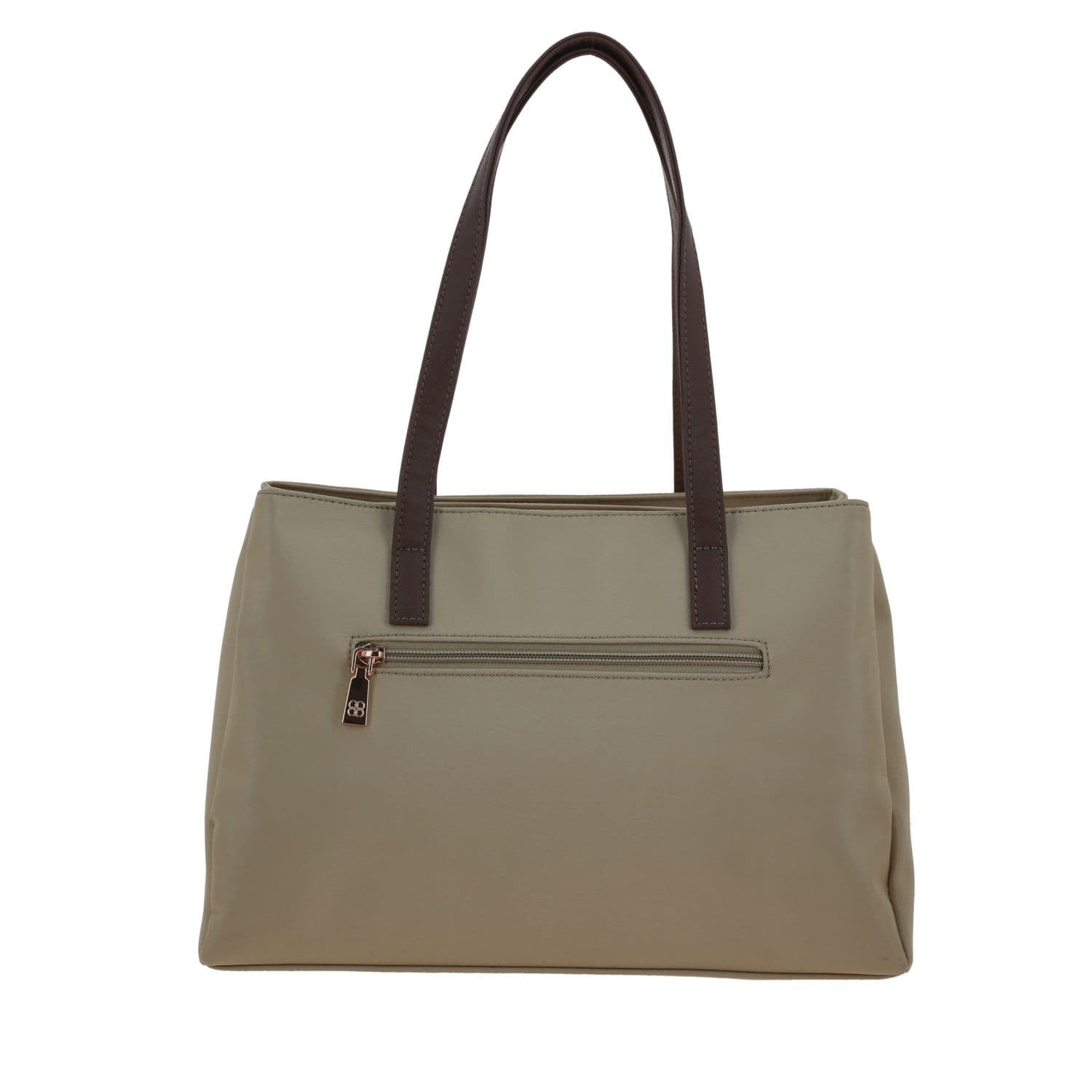Bolsa grande para dama Madison by Chenson Camel con múltiples compartimentos 4