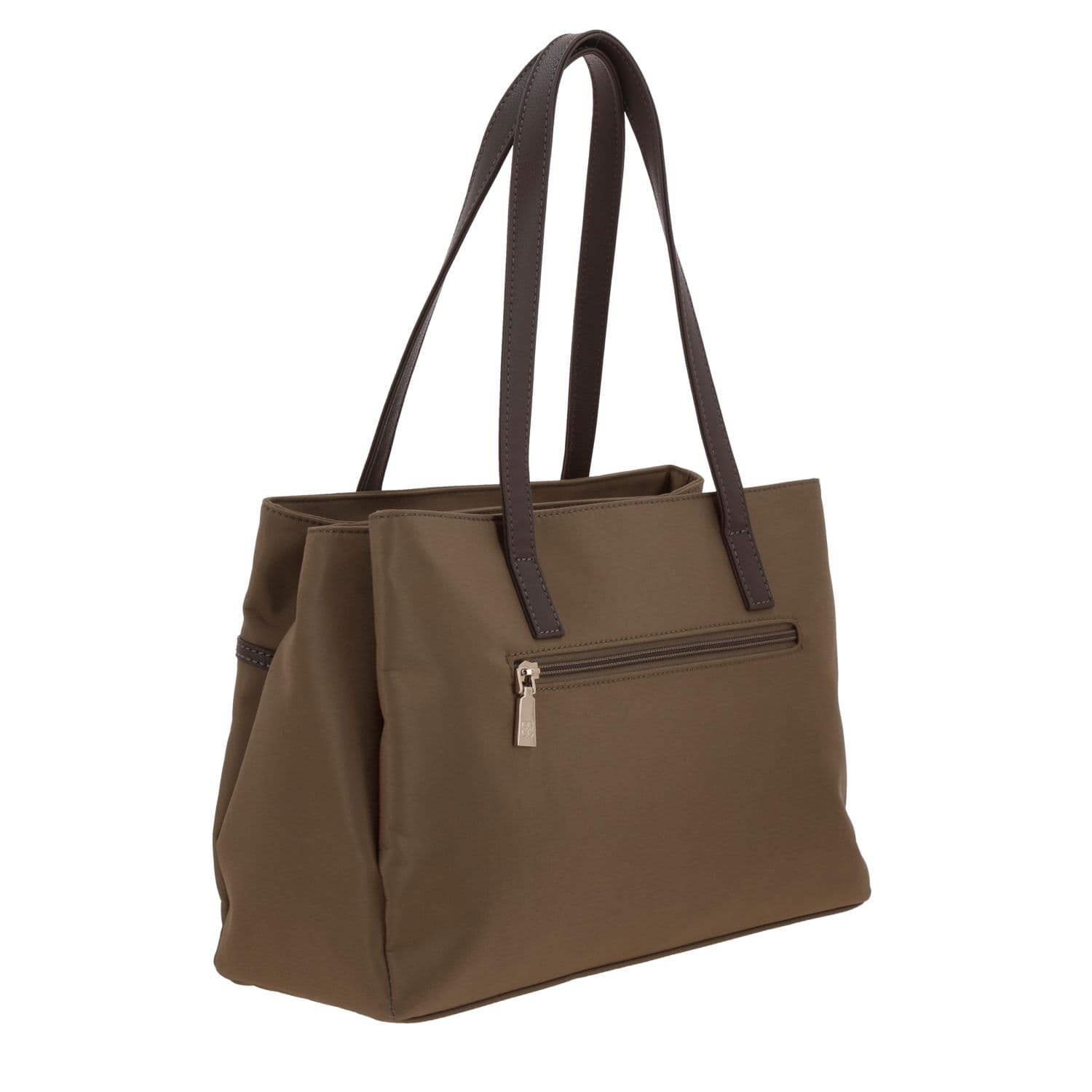 Bolsa grande para dama Madison by Chenson color café con funcionalidad única 3