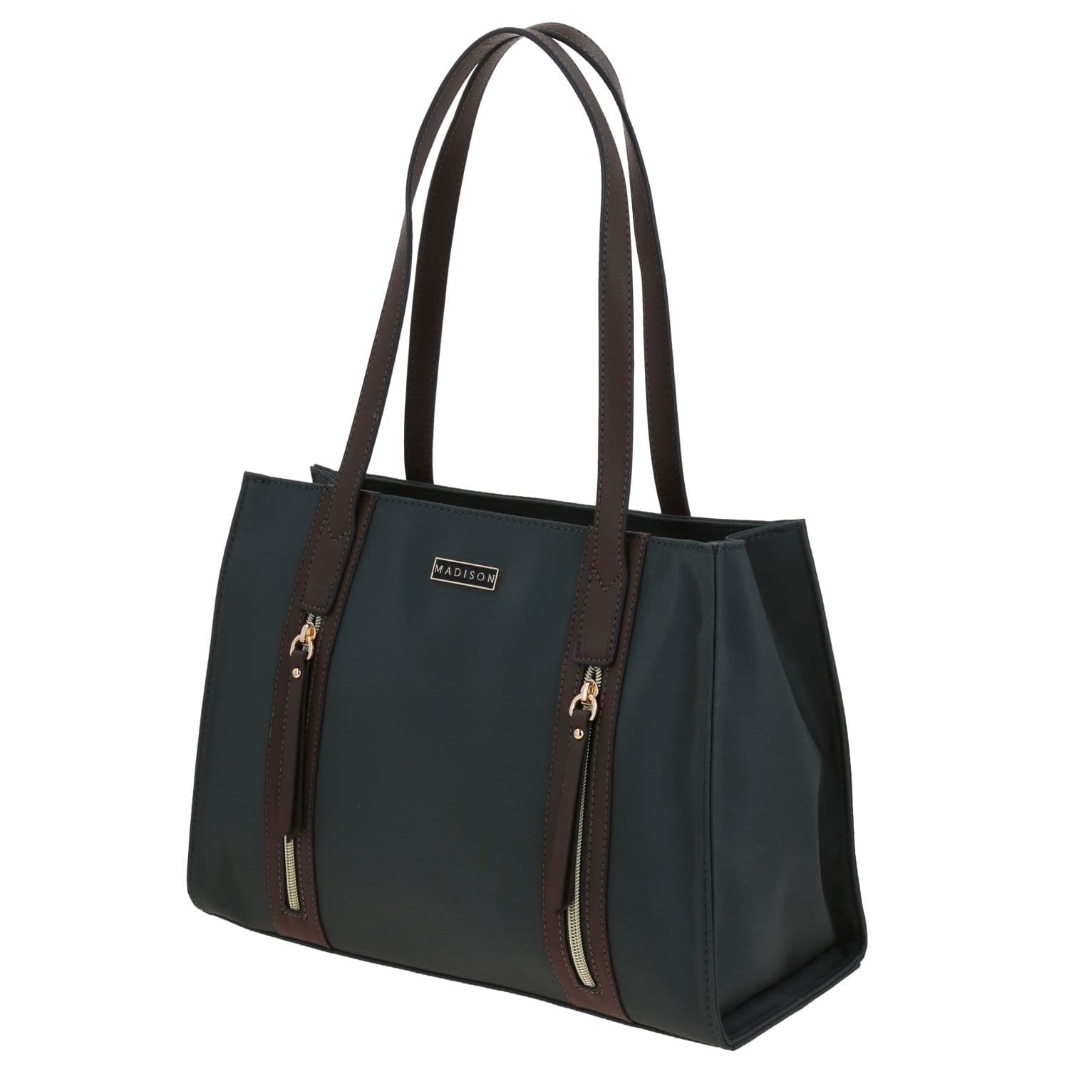 Bolsa grande para dama Madison by Chenson Gris con múltiples bolsillos 2