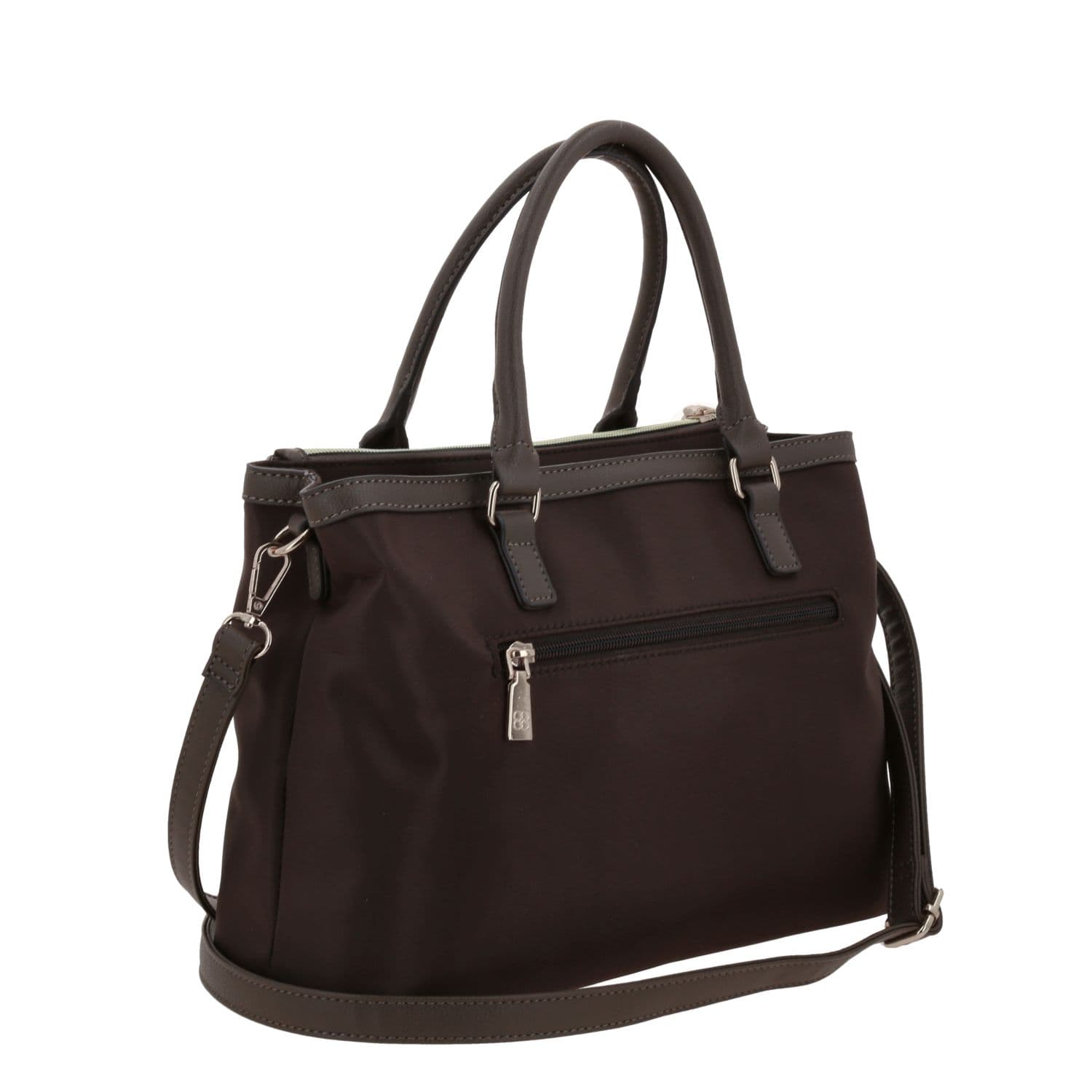 Bolsa de Mano para Dama Madison by Chenson Café Satinado Estilo y Funcionalidad 3