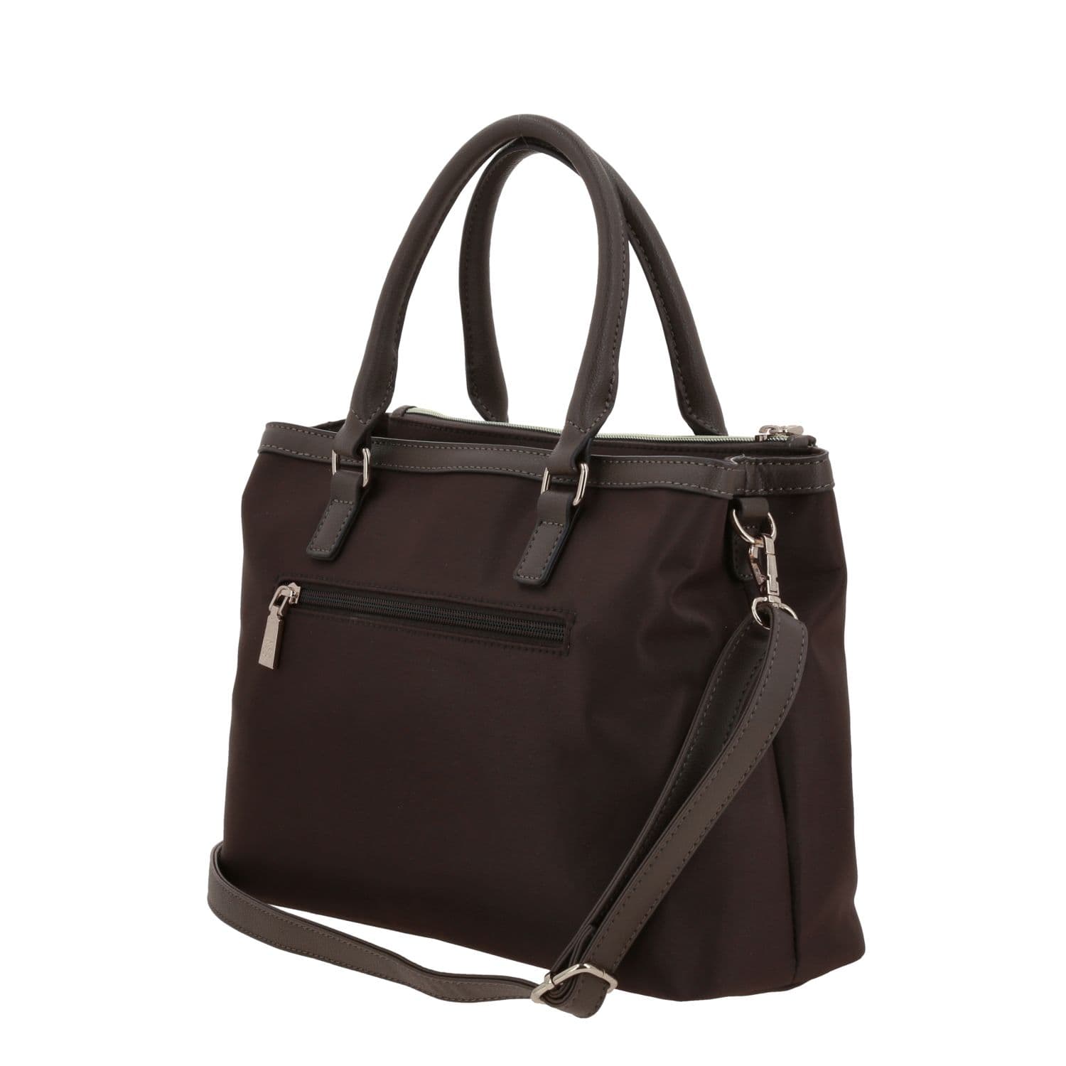 Bolsa de Mano para Dama Madison by Chenson Café Satinado Estilo y Funcionalidad 5