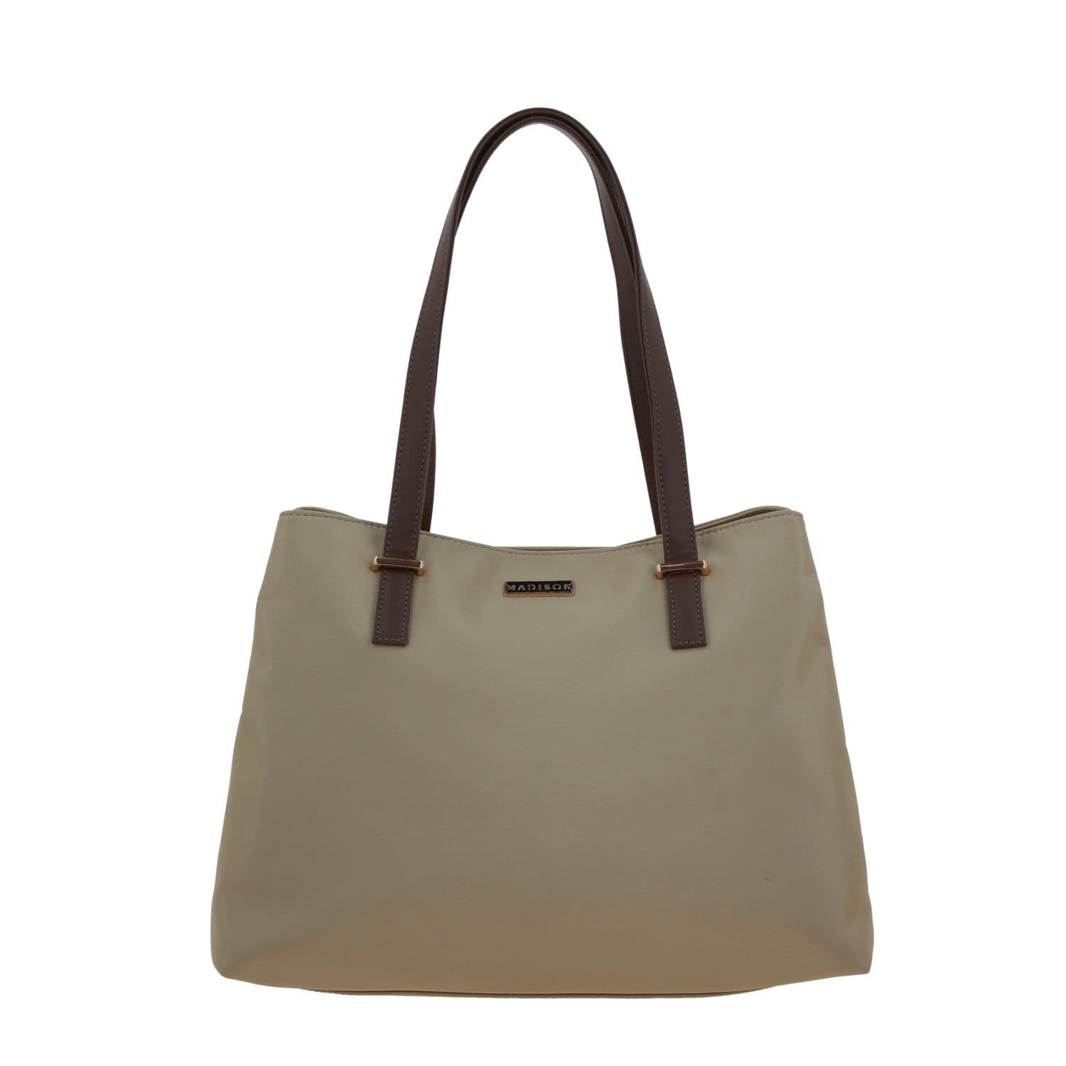 Bolsa grande para dama Madison by Chenson Camel con doble compartimento