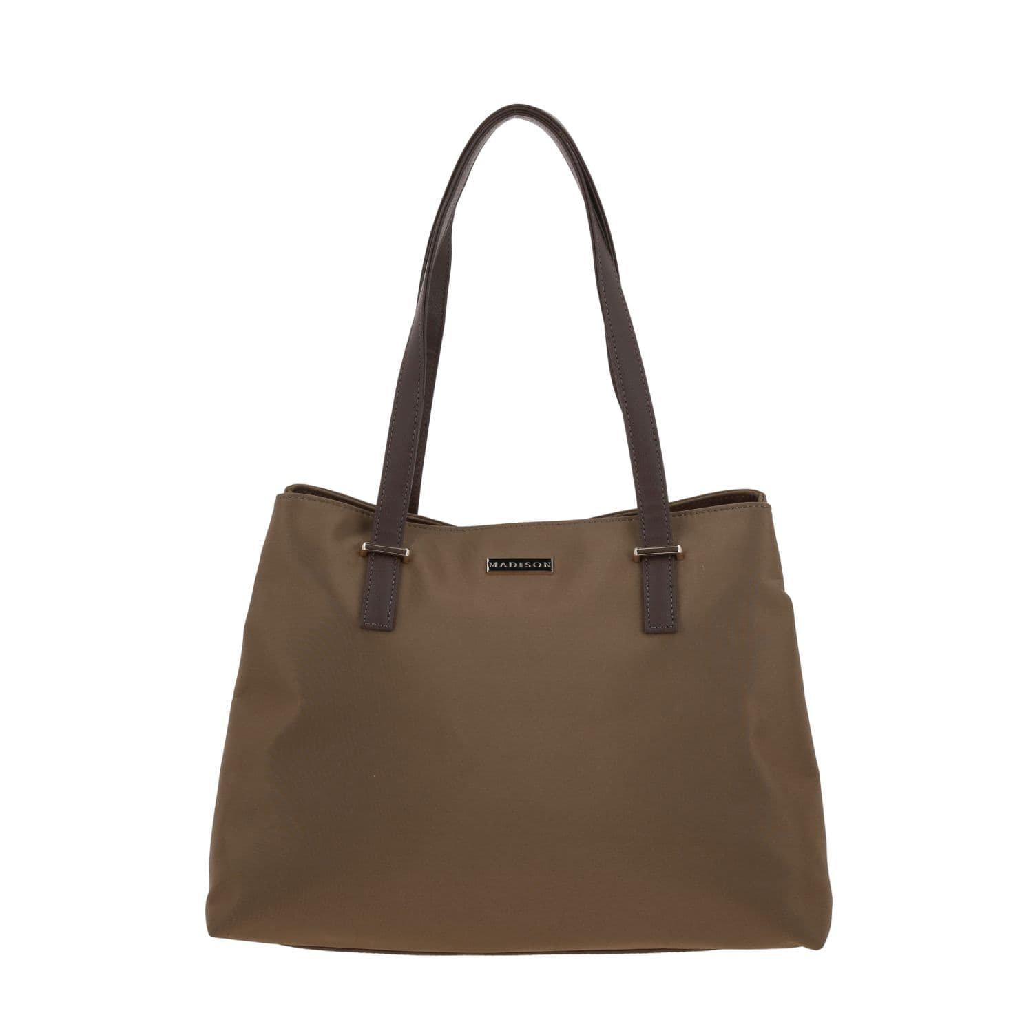 Bolsa grande para dama Madison by Chenson café con compartimentos prácticos