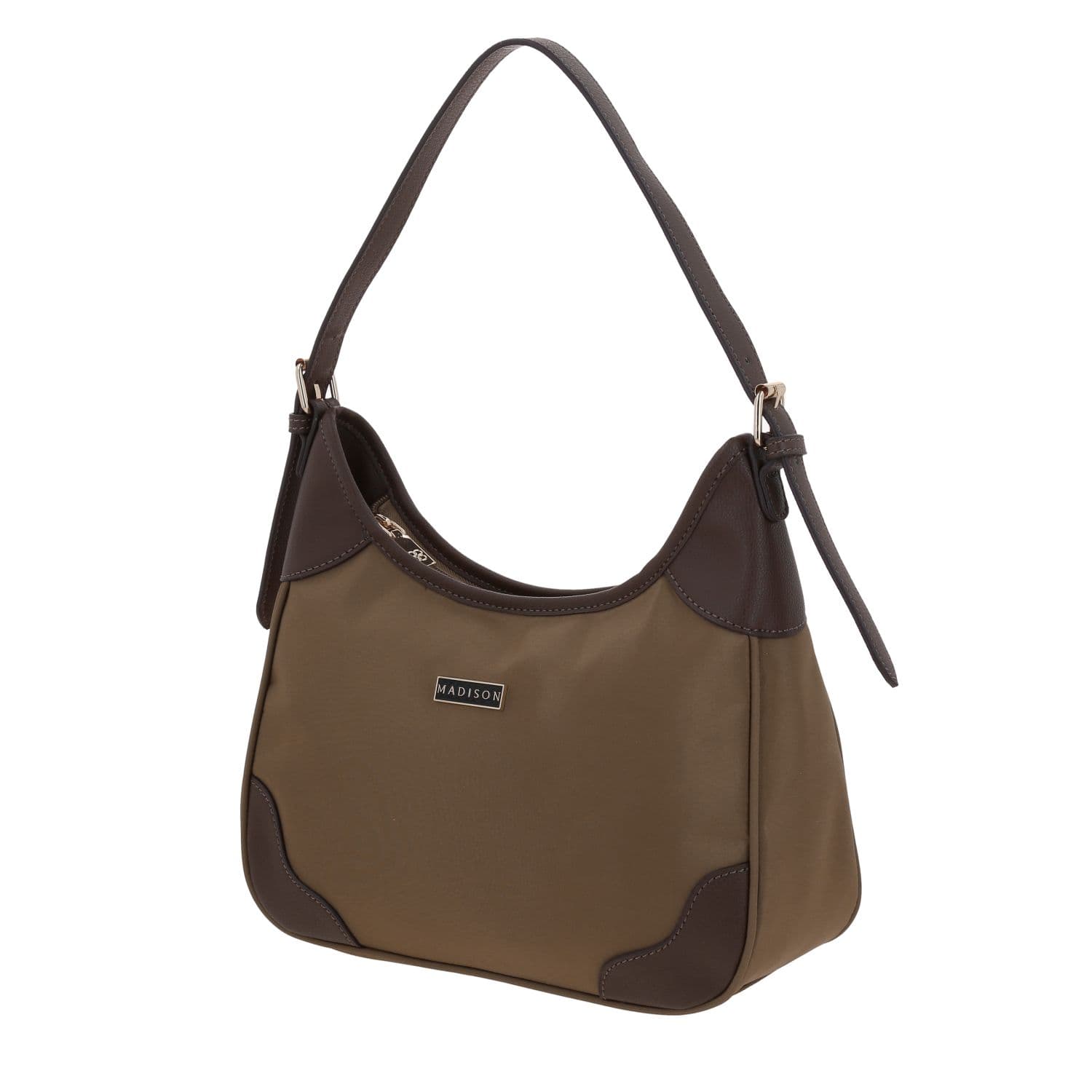 Bolsa de Mano para Dama Madison by Chenson Café con Estilo Funcional 2