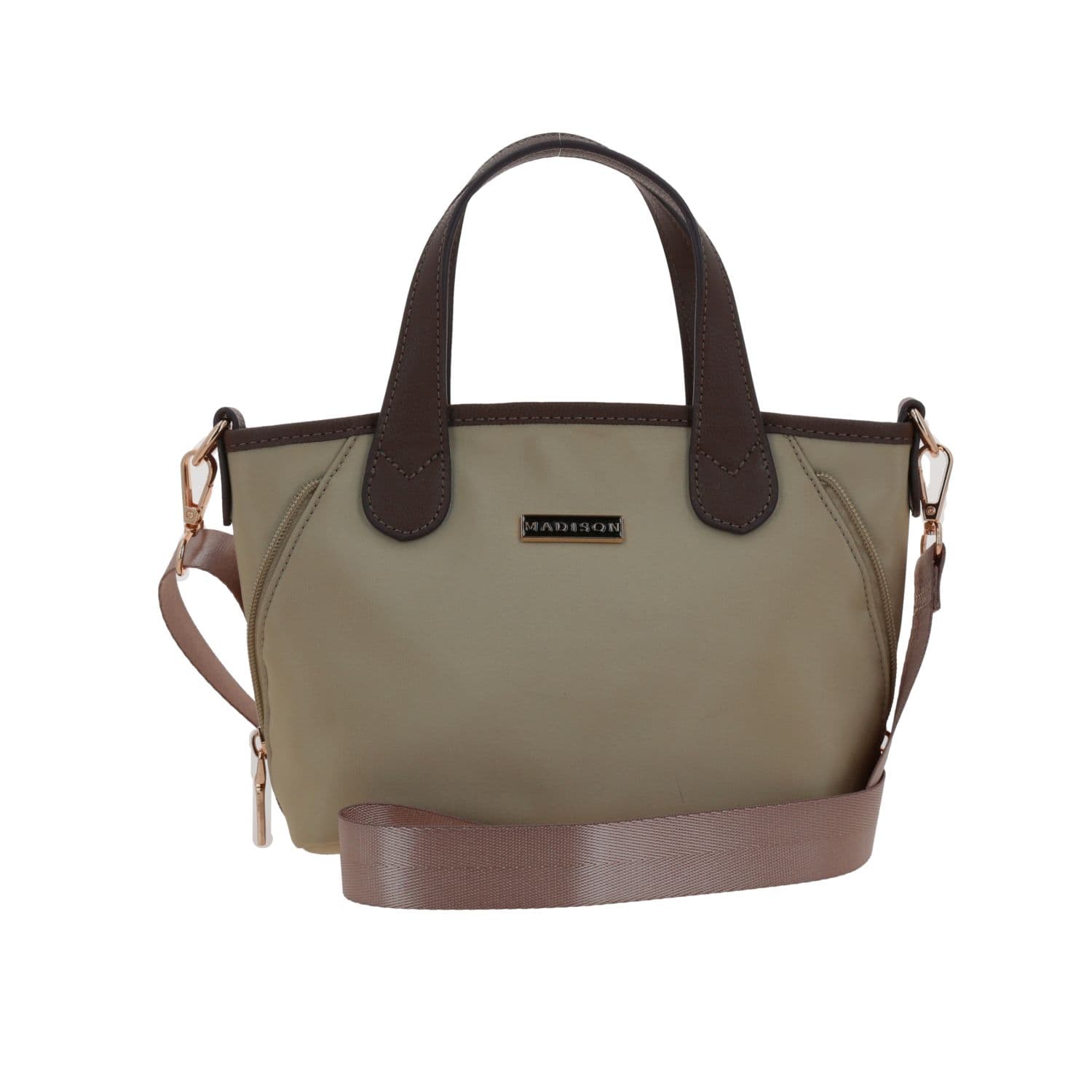 Bolsa de Mano para Dama Madison by Chenson Camel con Estilo Moderno