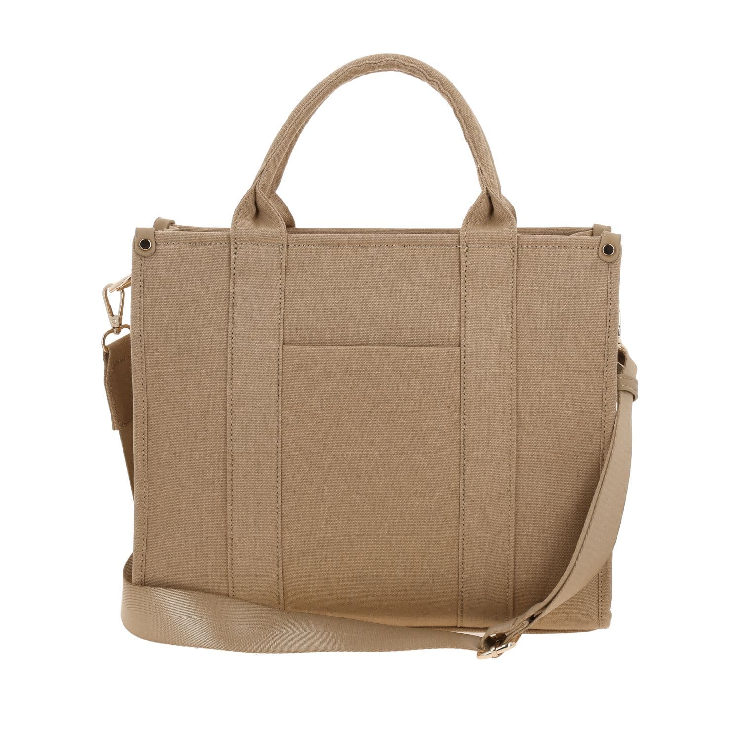 Bolsa de Mano para Dama Madison by Chenson Beige con Amplio Compartimento 4