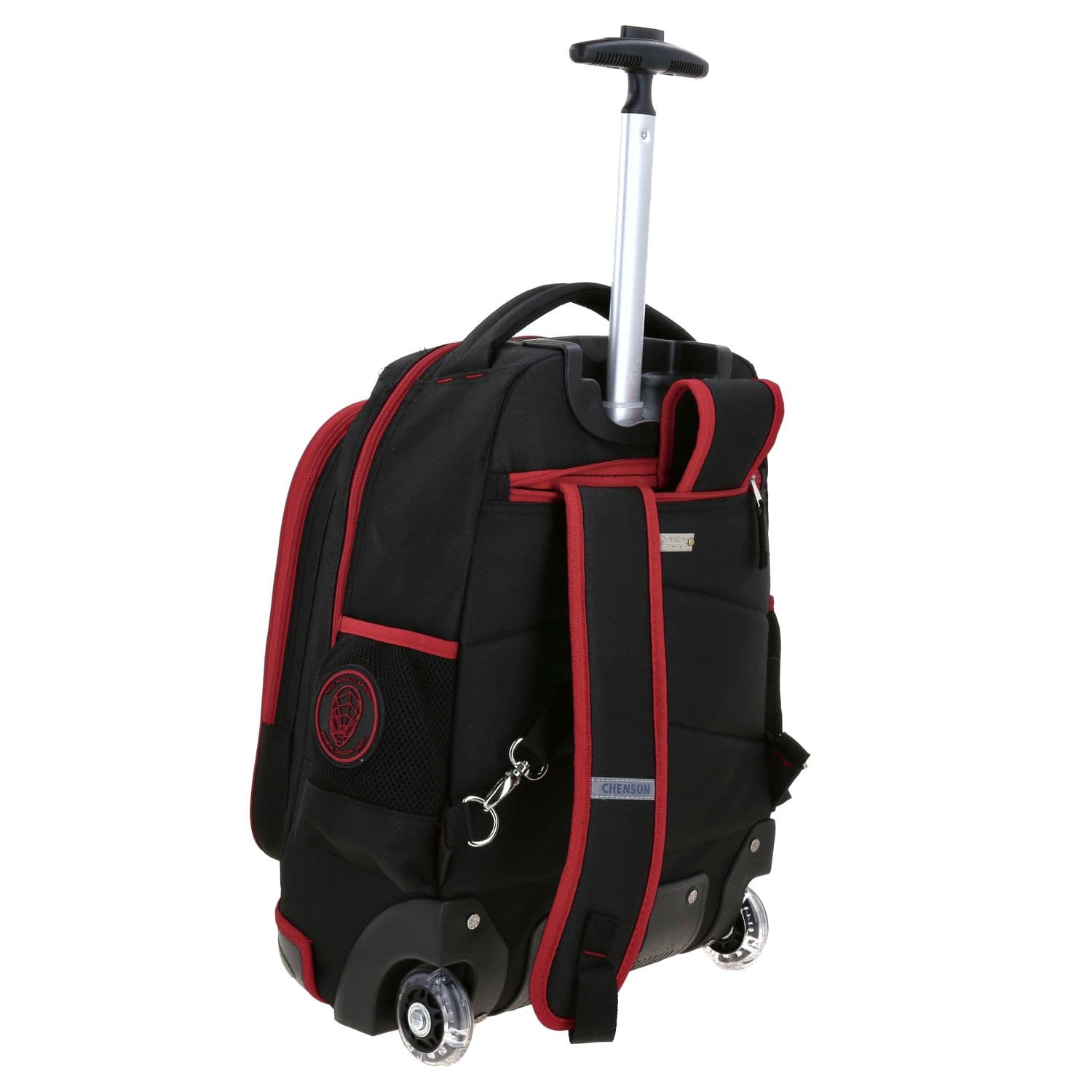 Mochila con Ruedas Miles Morales Negro para Niño - Diversión y Seguridad 3